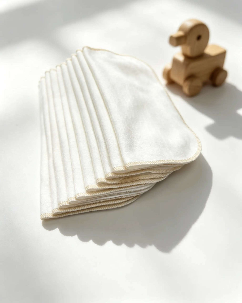GOTS™ Certified Organic Wash Cloth Pack of 10 Pcs