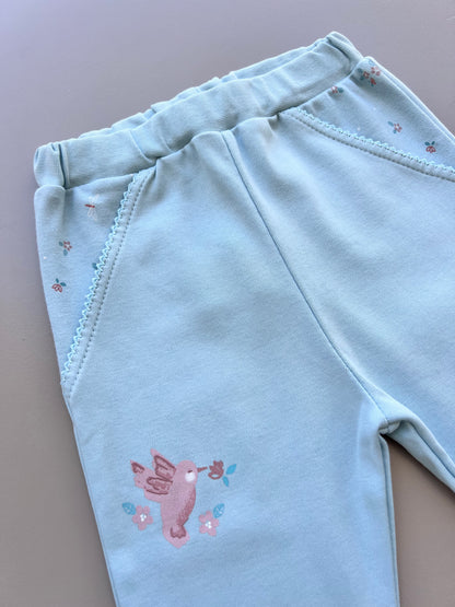 Blue Organic Cotton Pant