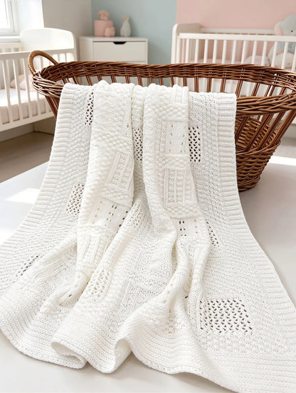 Crochet GOTS™ Certified Organic Cotton Blanket