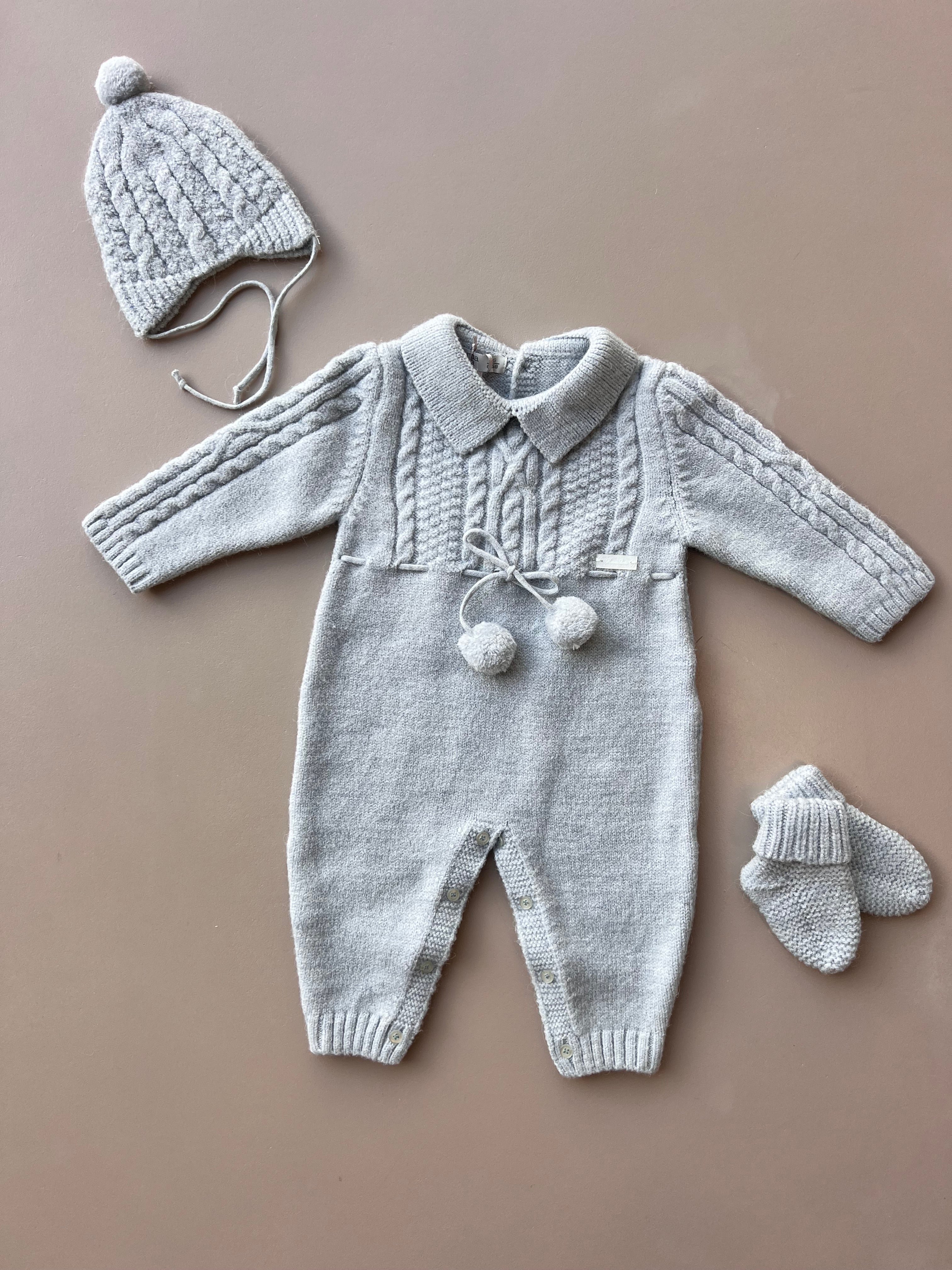 Wool Polo Overall 3 Pcs Set