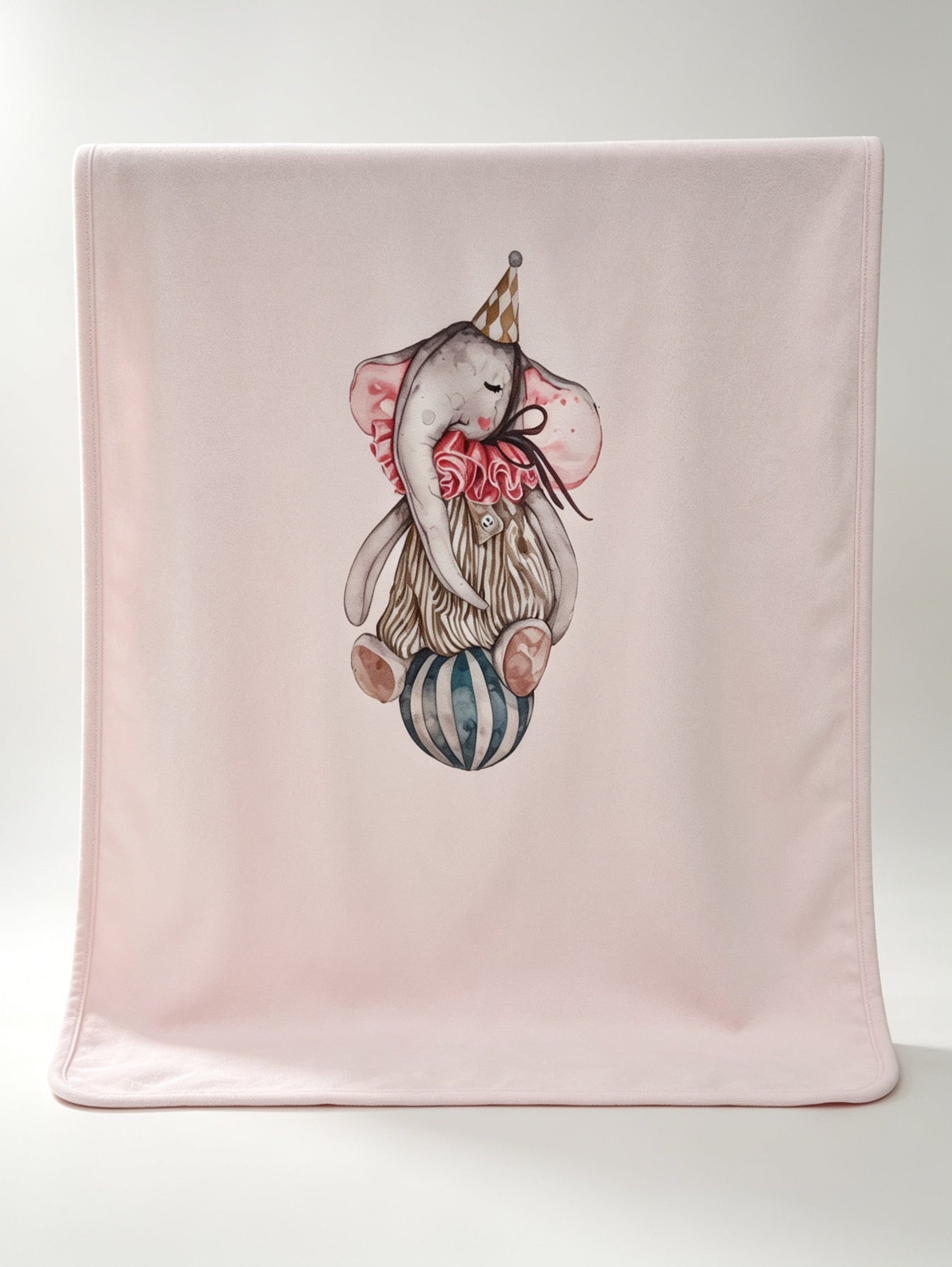Nœud Blanc™ Organic Cotton Elephant Blanket