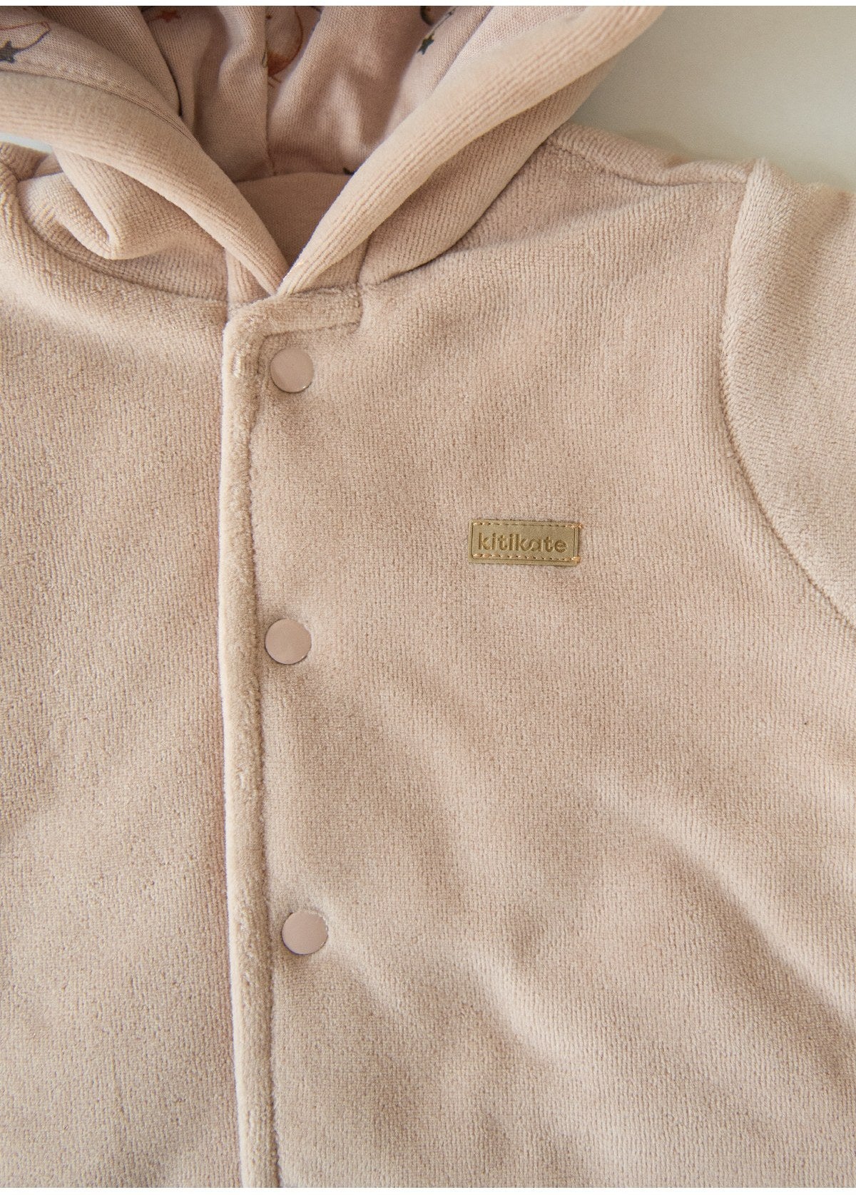 Velvet Beige 2 Face Bird Jacket