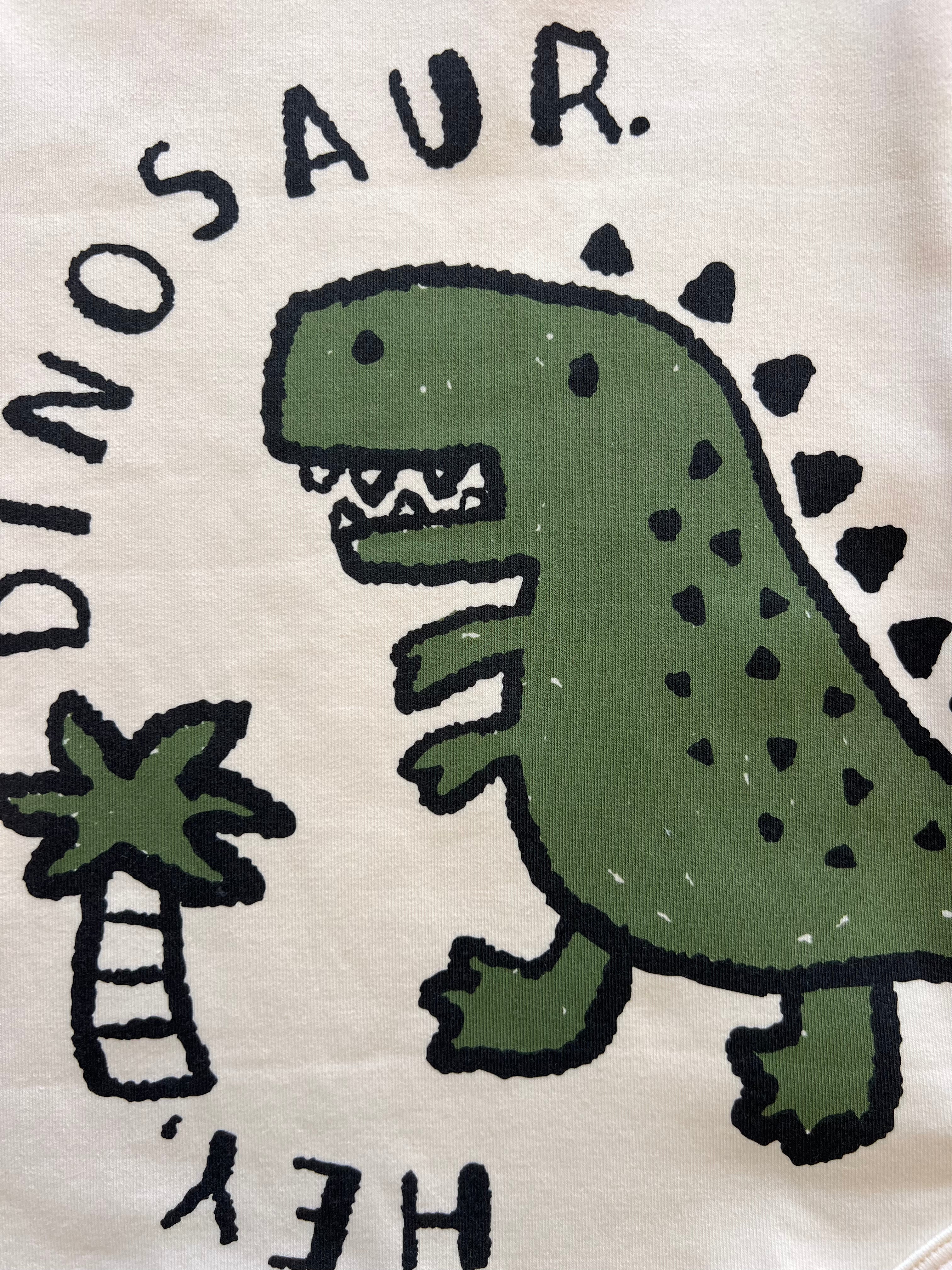Beige Dino Sweatshirt