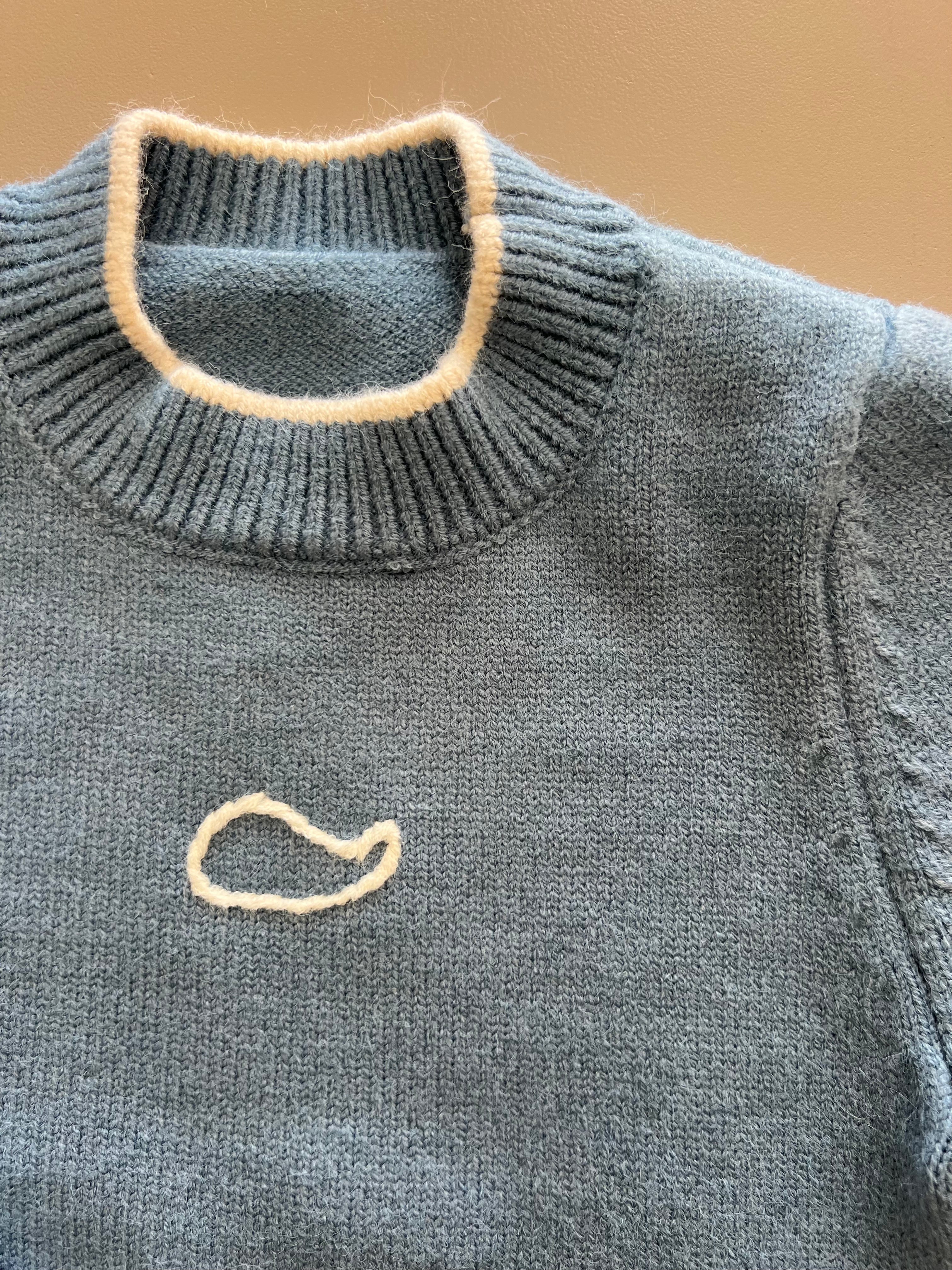 Blue Whale Sweater