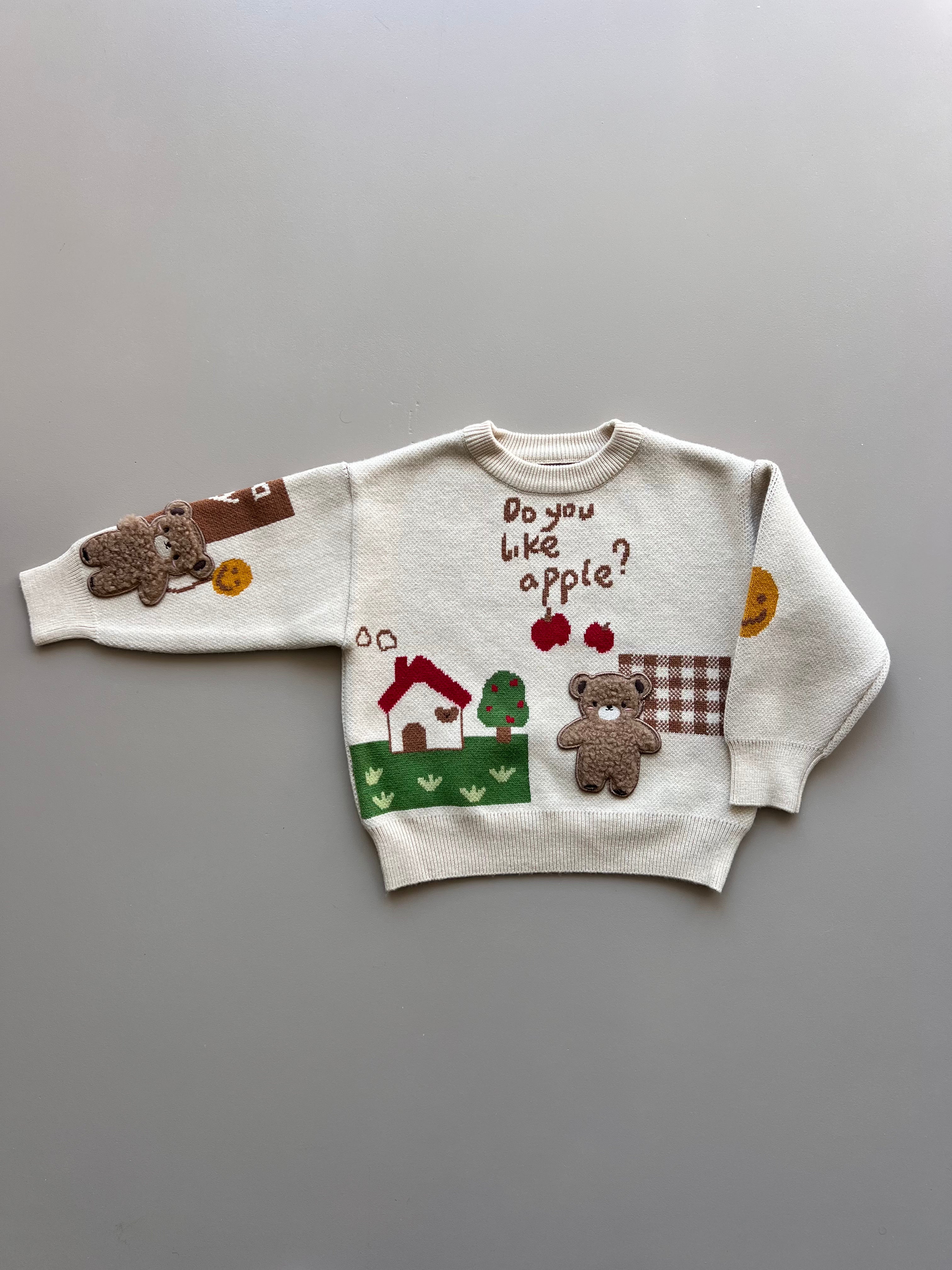 Beige Teddy Sweater