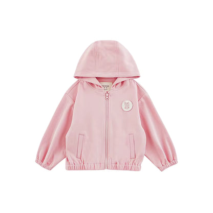 Embroidered Cartoon Rabbit Hoodie Jacket