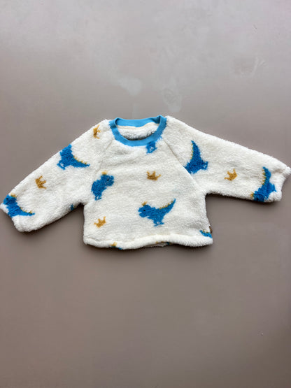 Off-White Fuzzy Printed Garment Survetement 2 Pcs Set