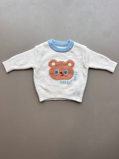 Off-White Fuzzy Teddy Bear Survetement 2 Pcs Set