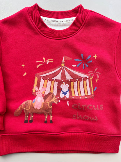 Graphic-Print Sweatshirt Fur Inside