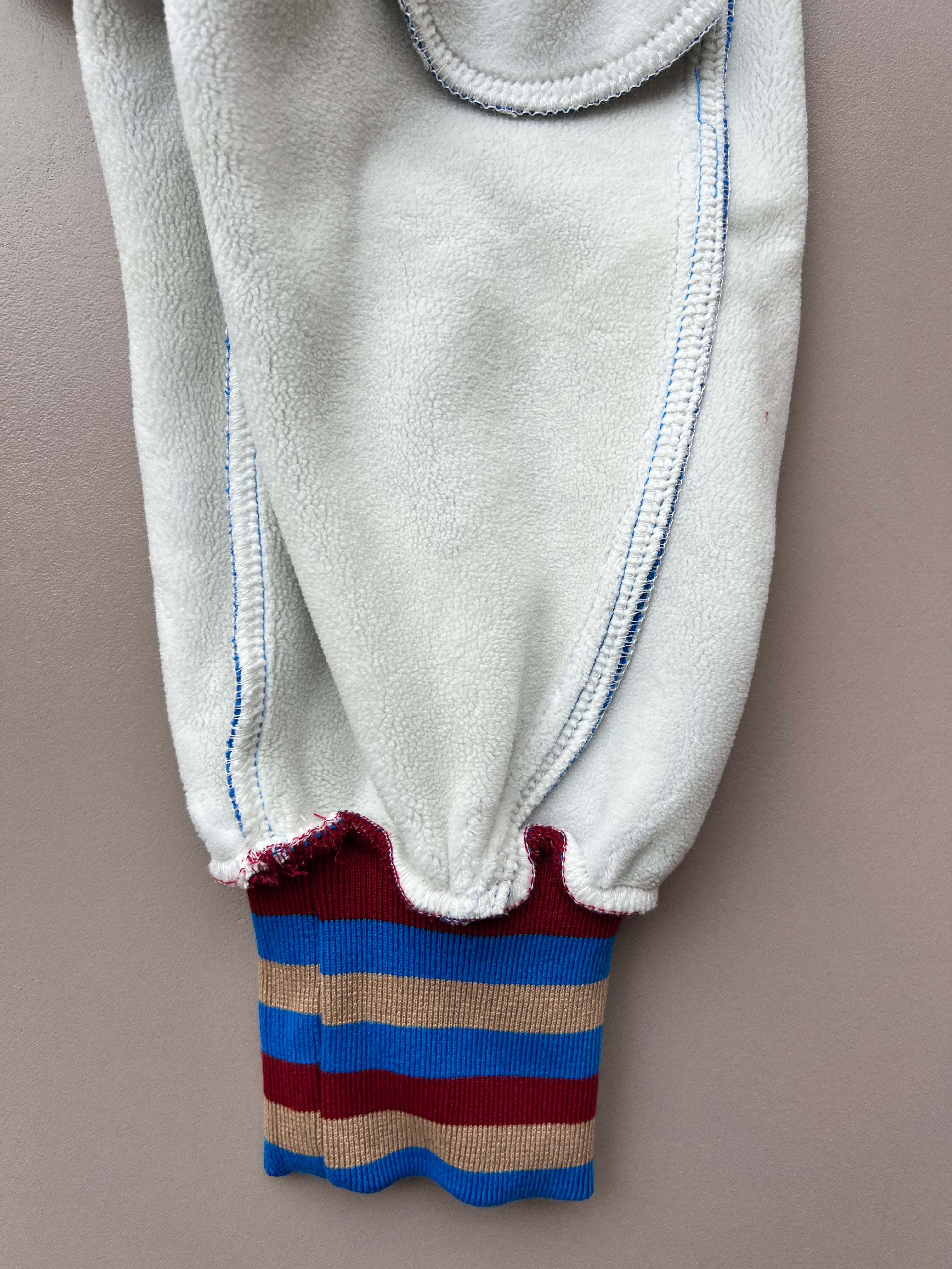 Navy Fur Inside Sweatpants