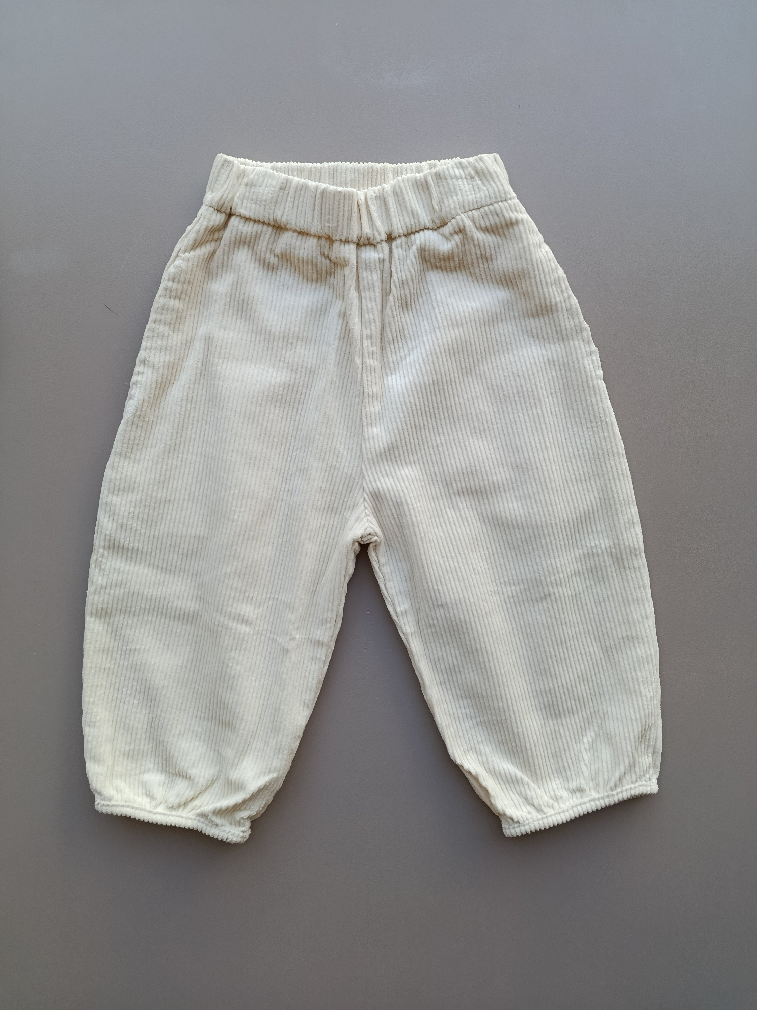 Ankle Fit Oversize Velvet Pants