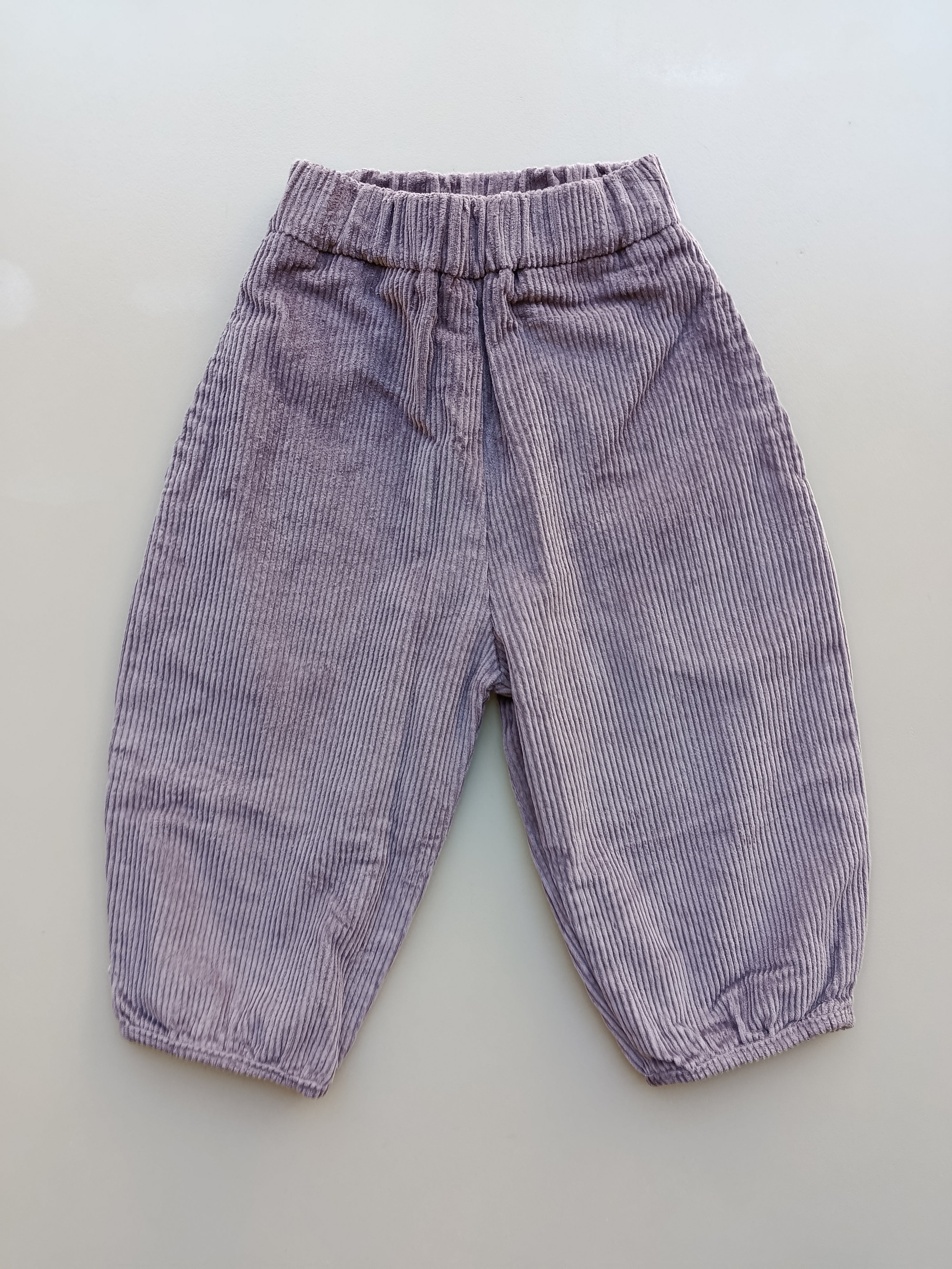 Ankle Fit Oversize Velvet Pants