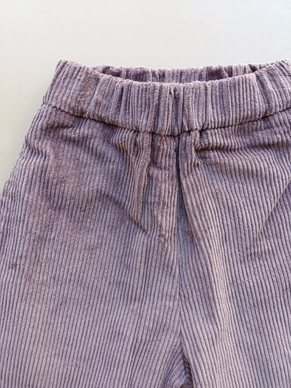 Ankle Fit Oversize Velvet Pants