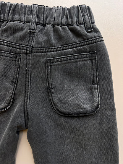 Gray Denim Jeans Fur Inside