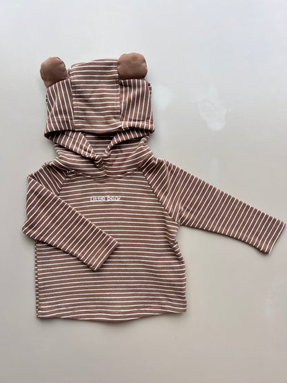 Little Bear Stripped Hoodie