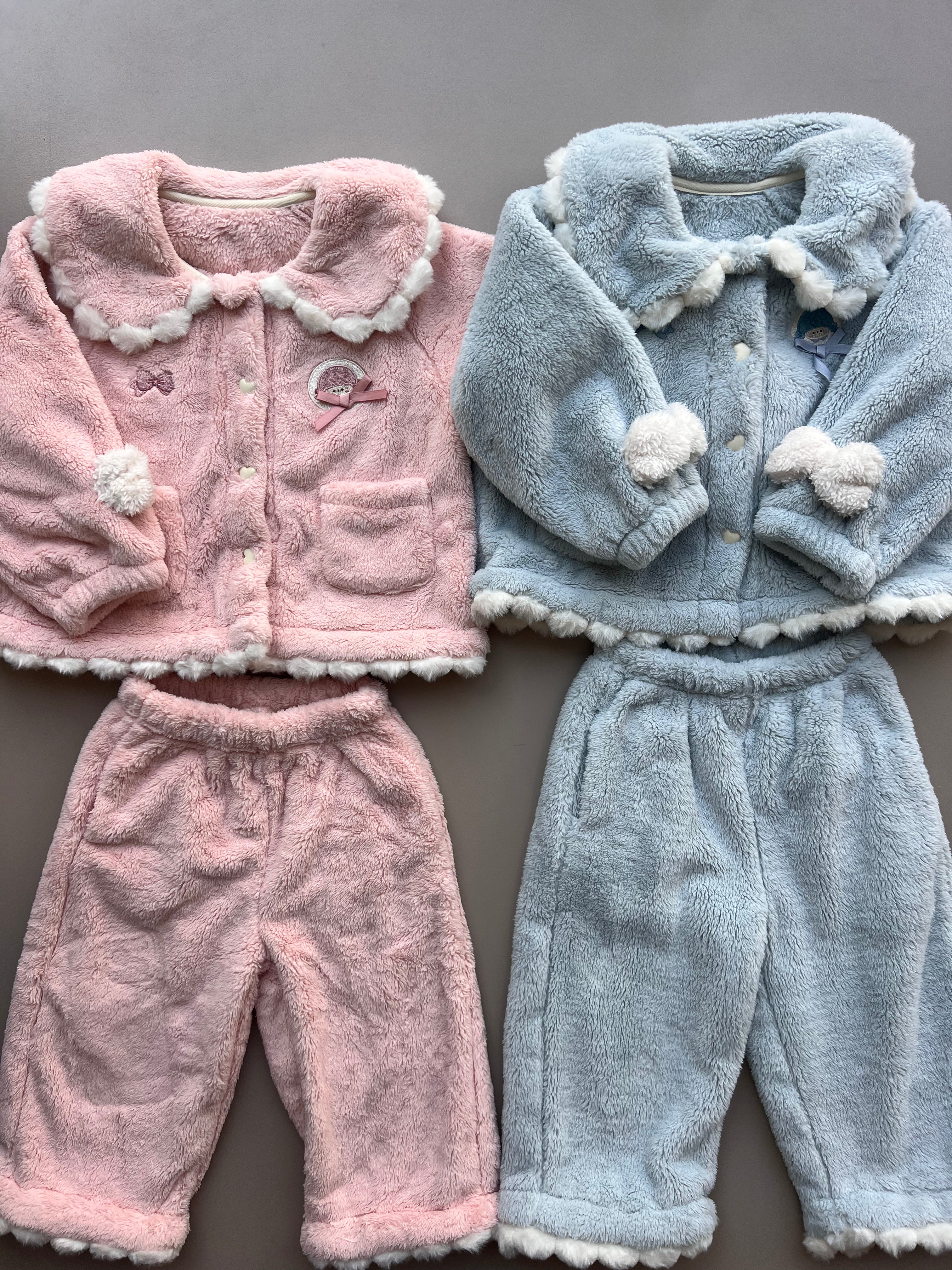 Blue Teddy 2 Pcs Set