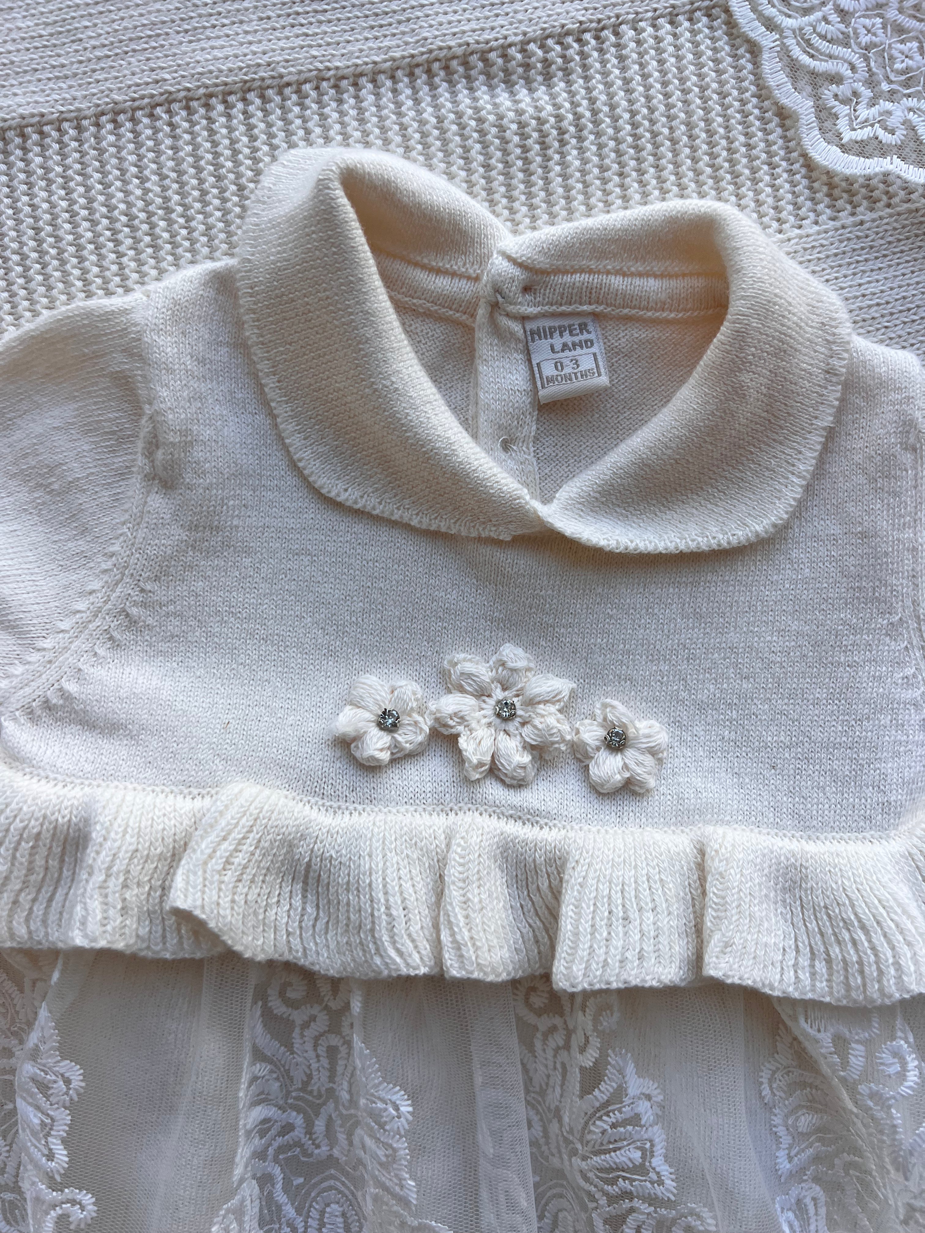 Off-White Dentelle Dress Hospital Set 5 Pcs