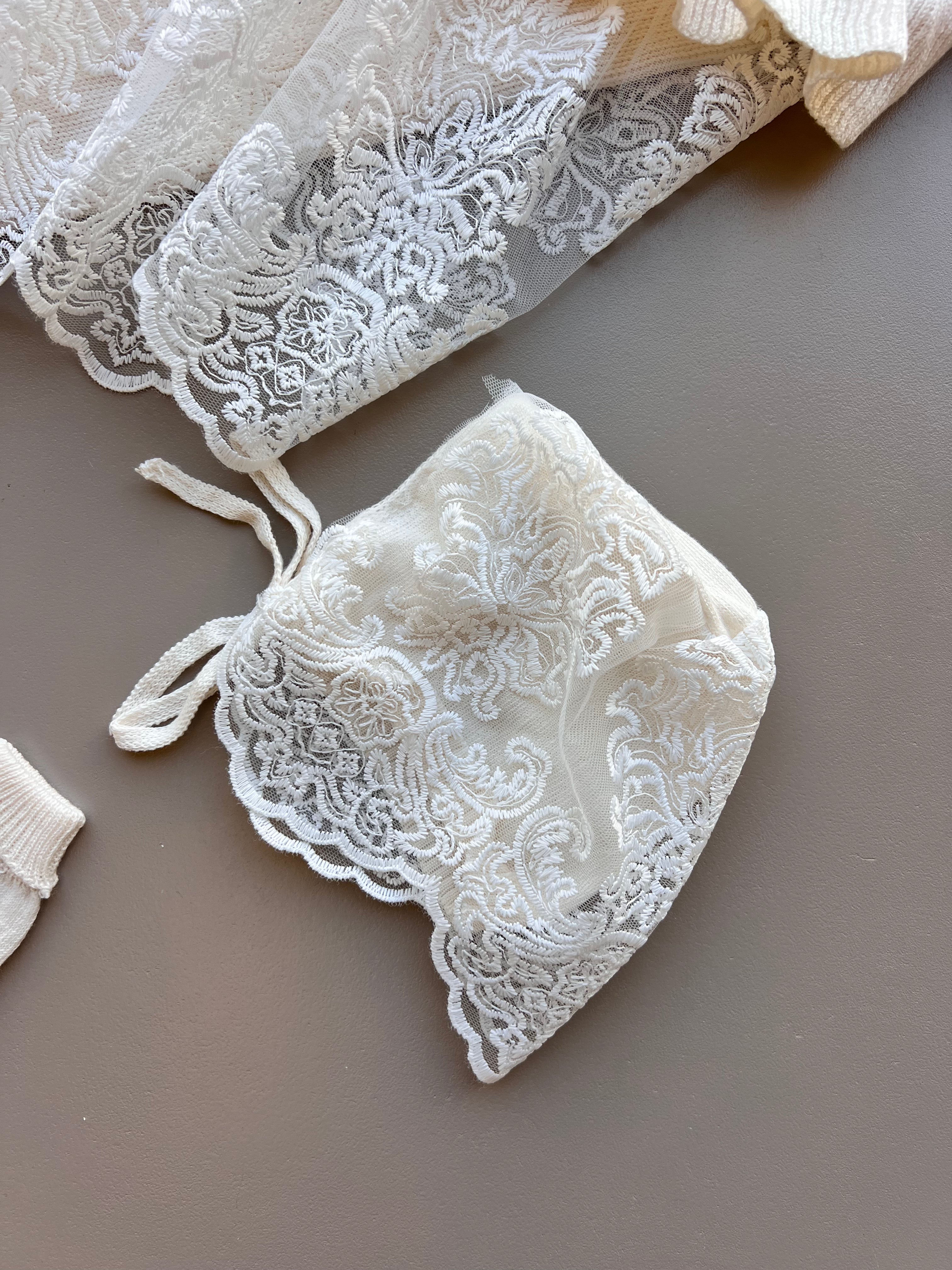 Off-White Dentelle Dress Hospital Set 5 Pcs