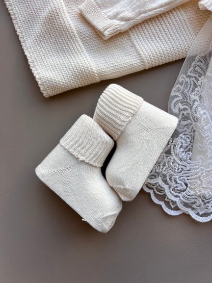Off-White Dentelle Dress Hospital Set 5 Pcs