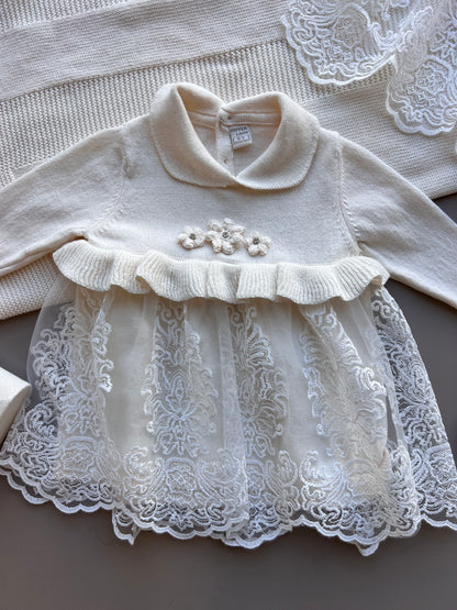 Off-White Dentelle Dress Hospital Set 5 Pcs