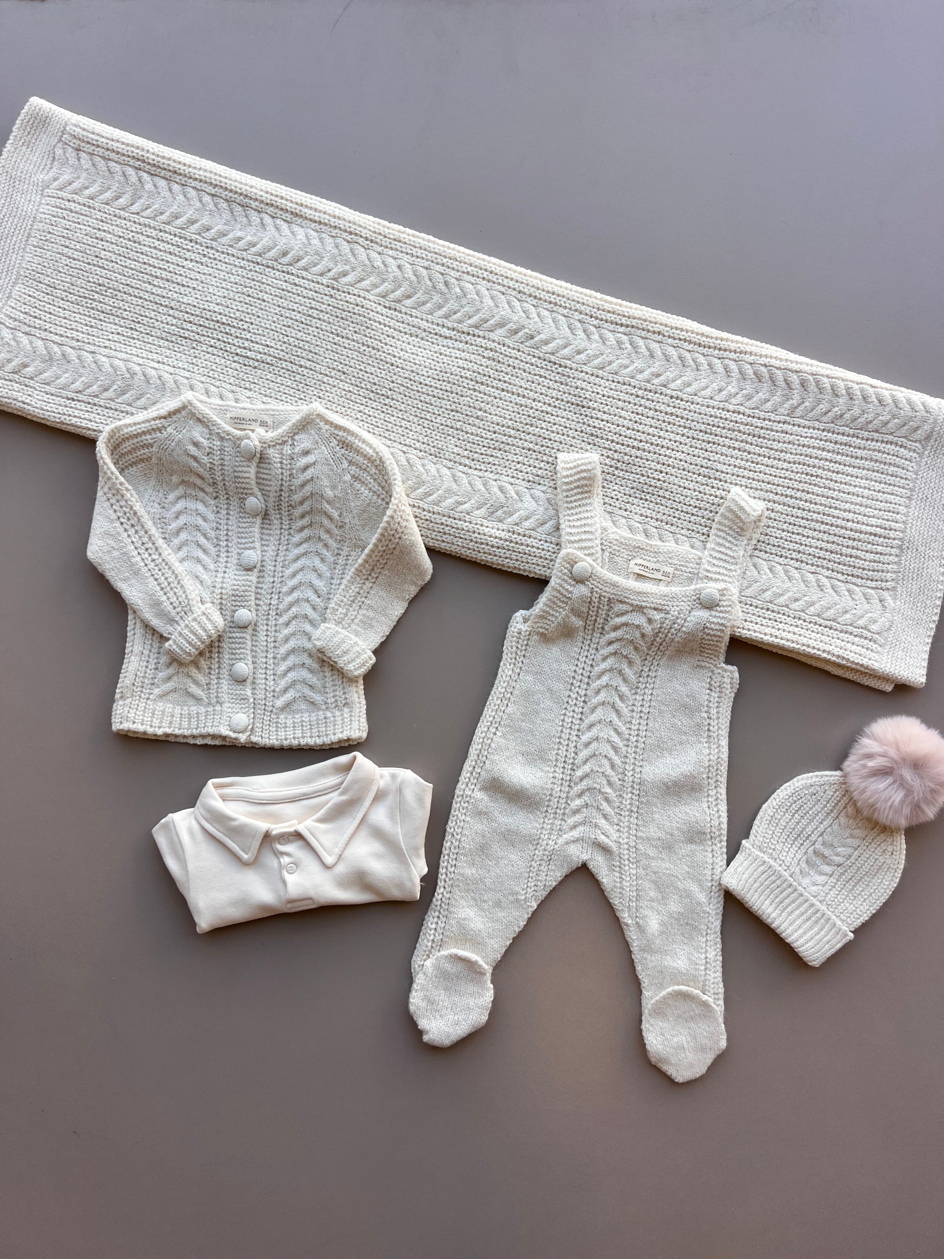 Wool Salopette Hospital Set 5 Pcs