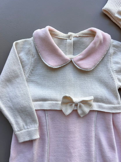 Pink Velvet Overall Hospital Set 3 Pcs