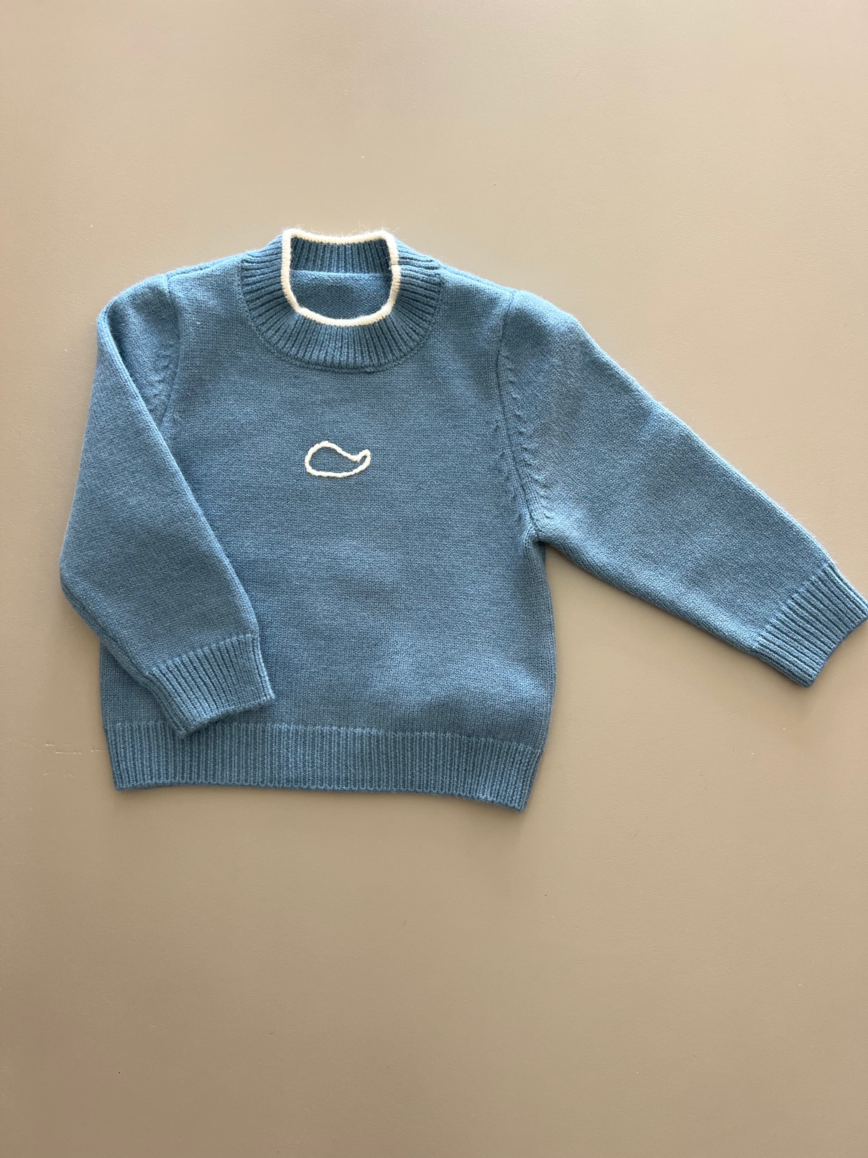 Blue Whale Sweater