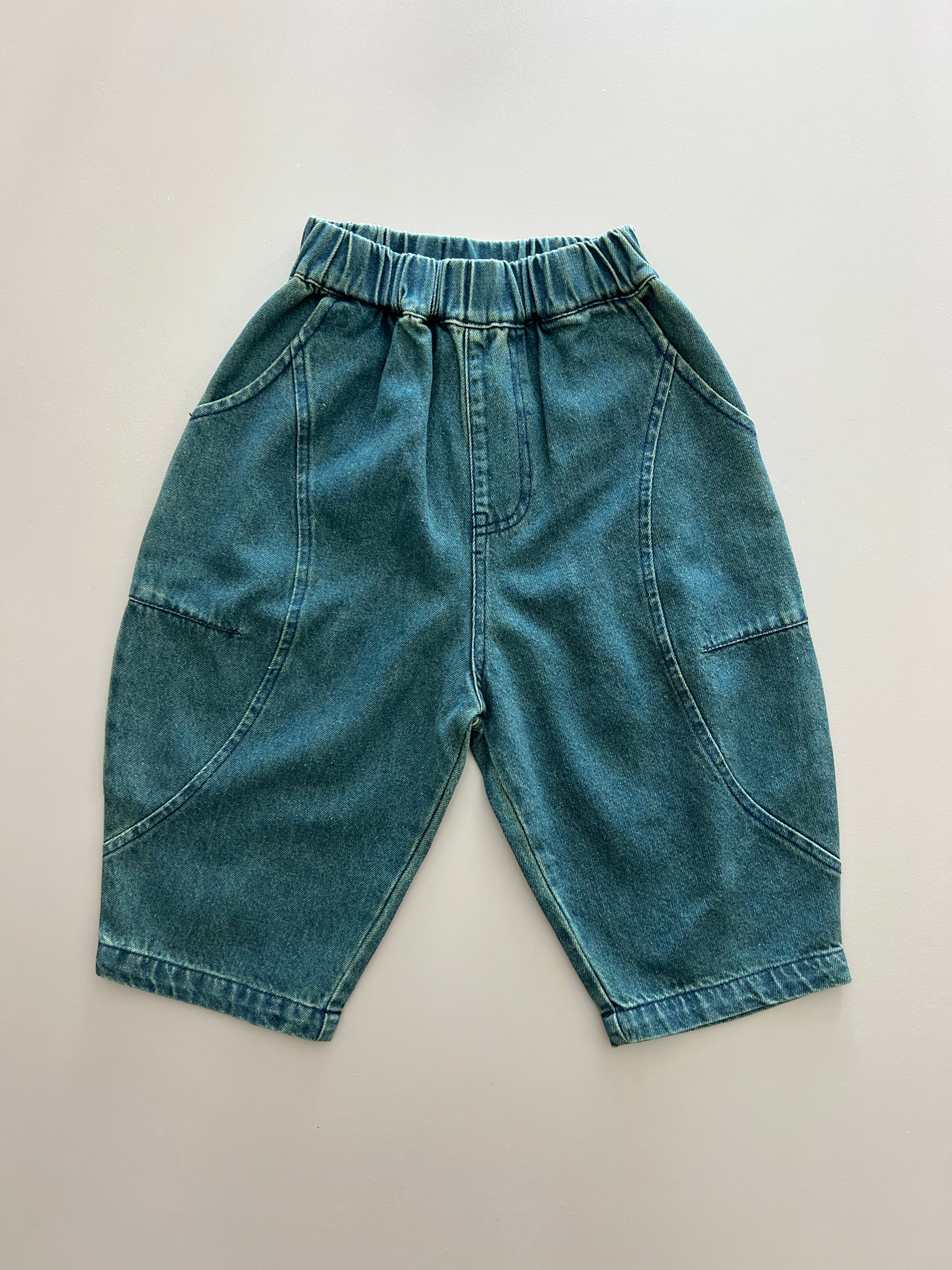 Green Oversize Jeans