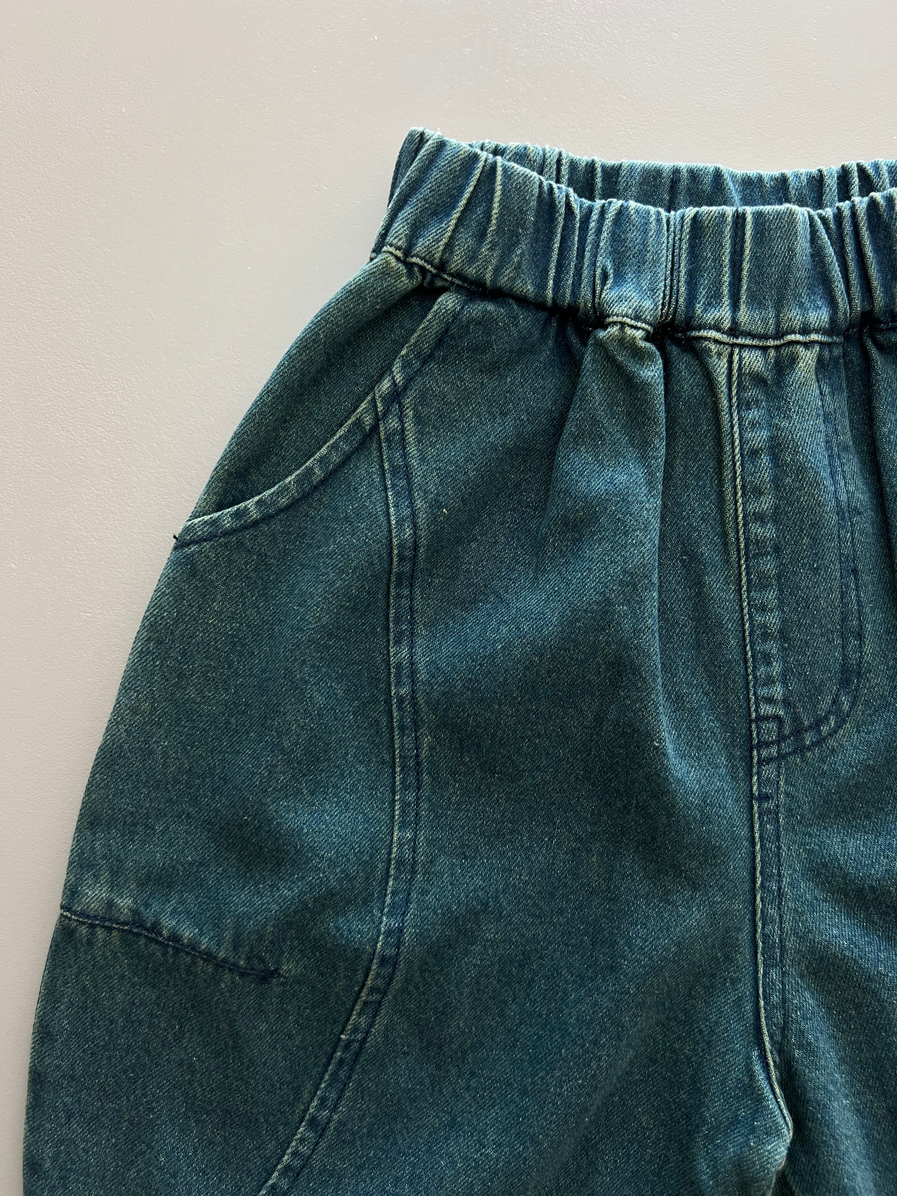 Green Oversize Jeans