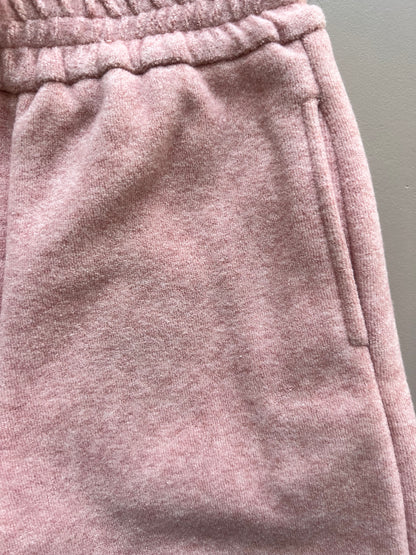 Pink Fleece Straight Pants
