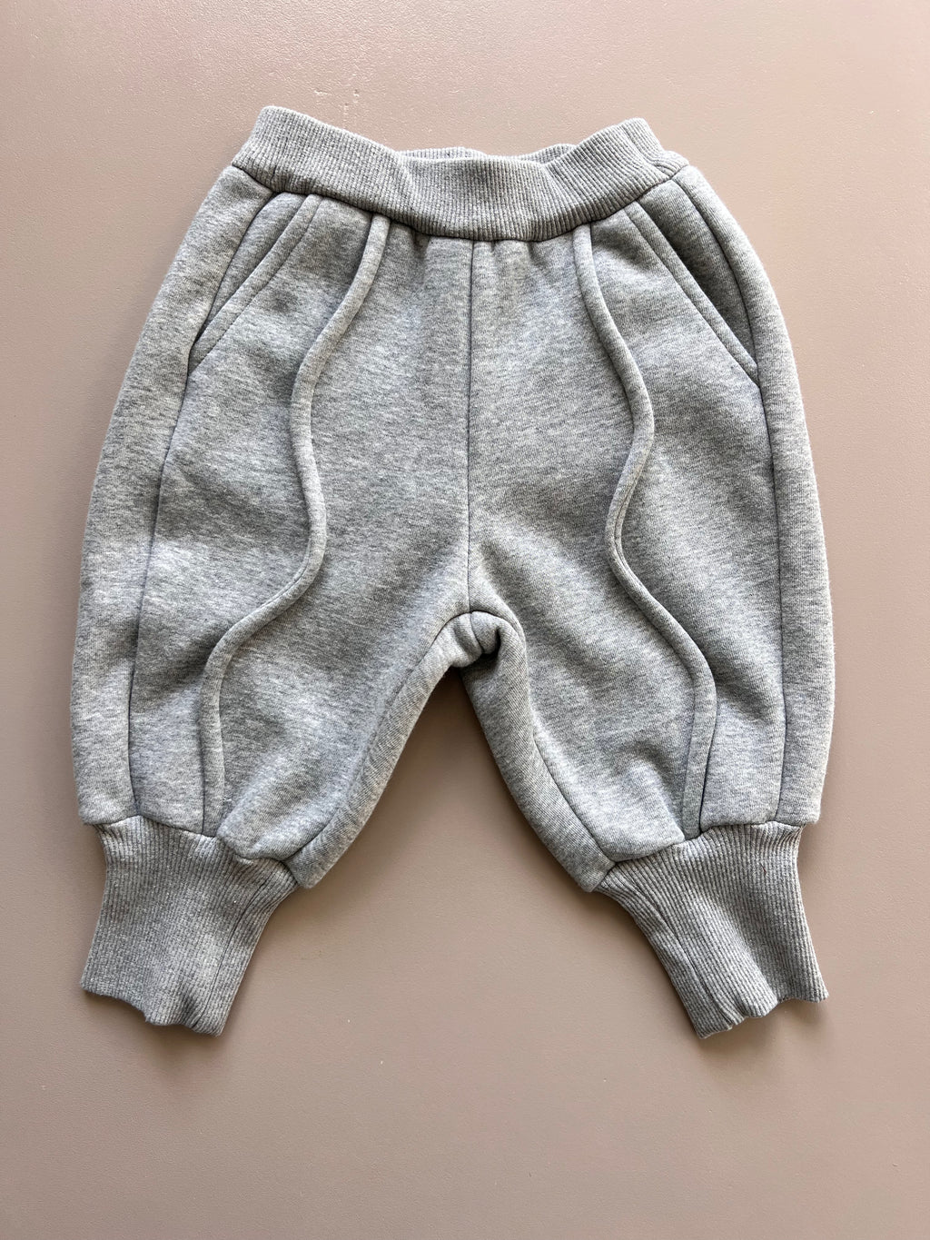 Grey Wave Pants