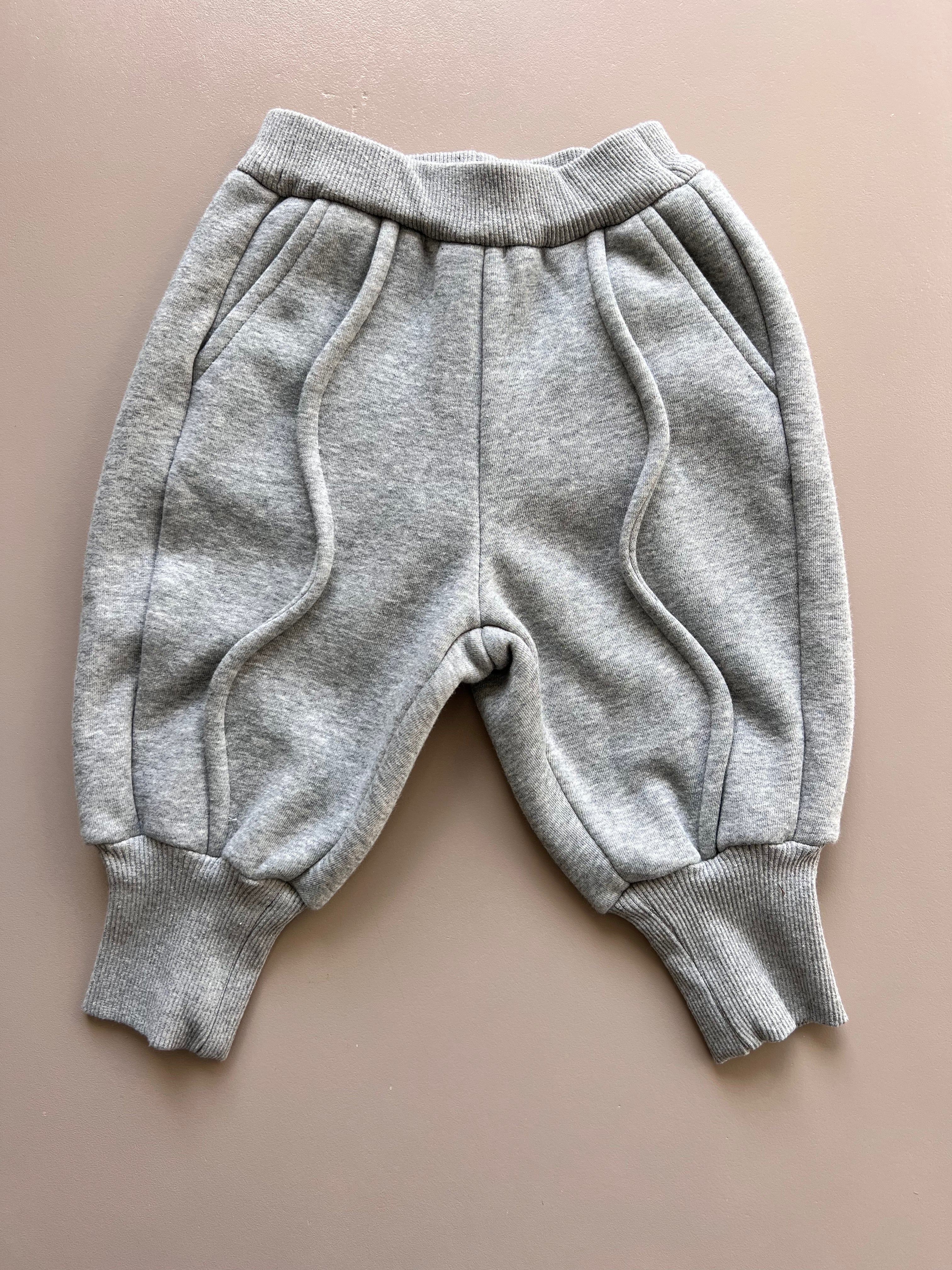 Grey Wave Pants