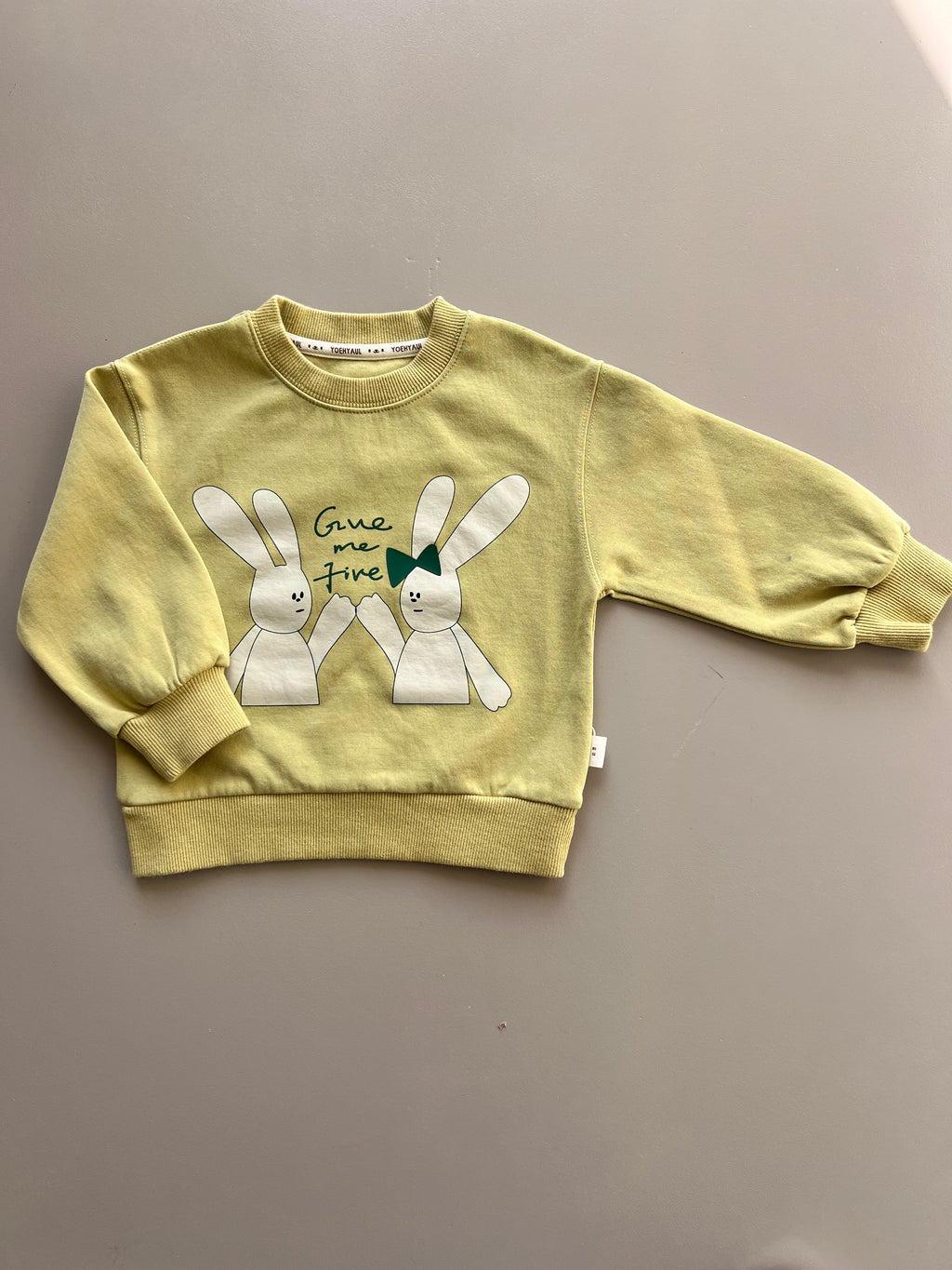 Mustard Rabbit Sweatshirt