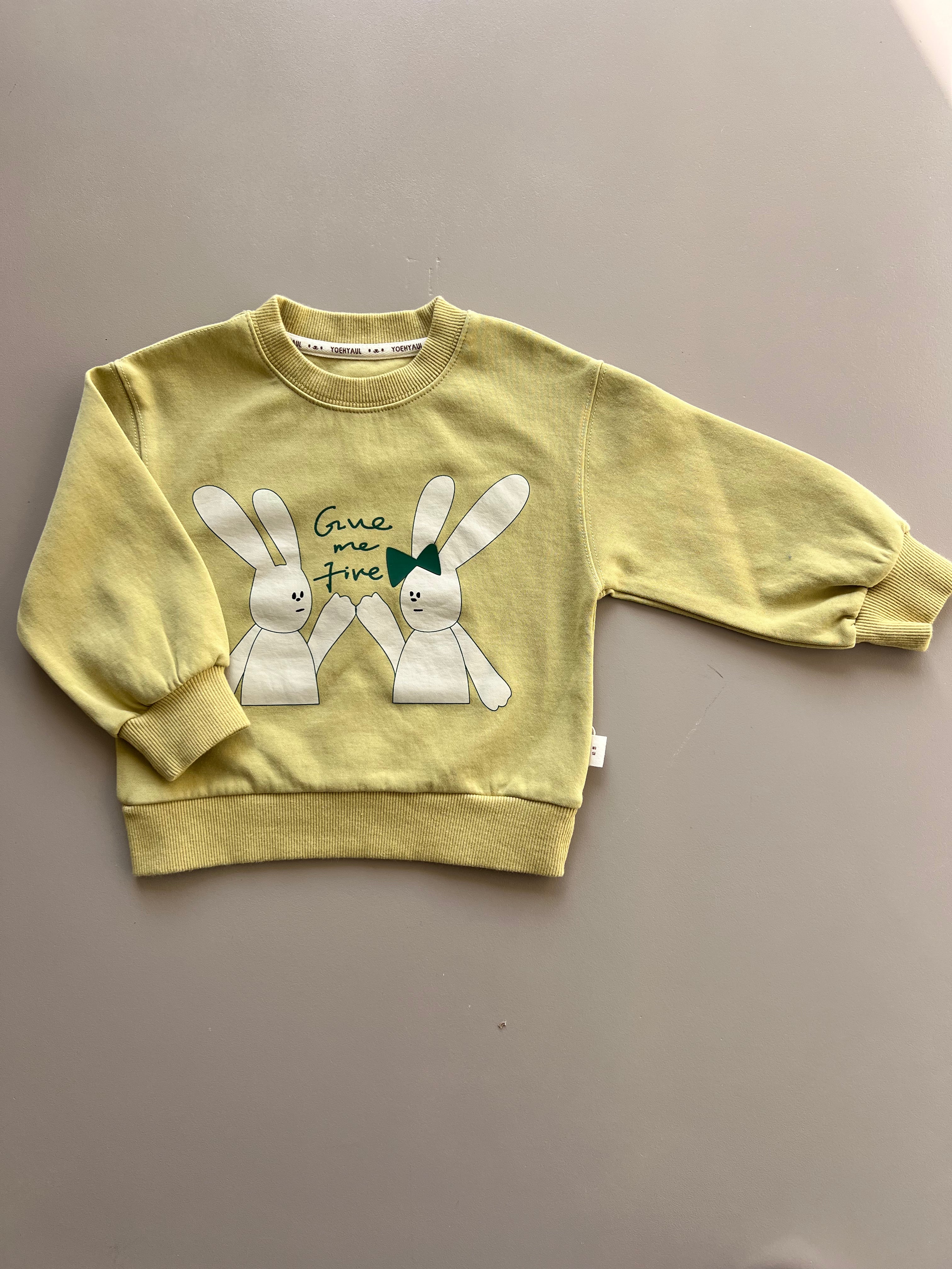 Mustard Rabbit Sweatshirt