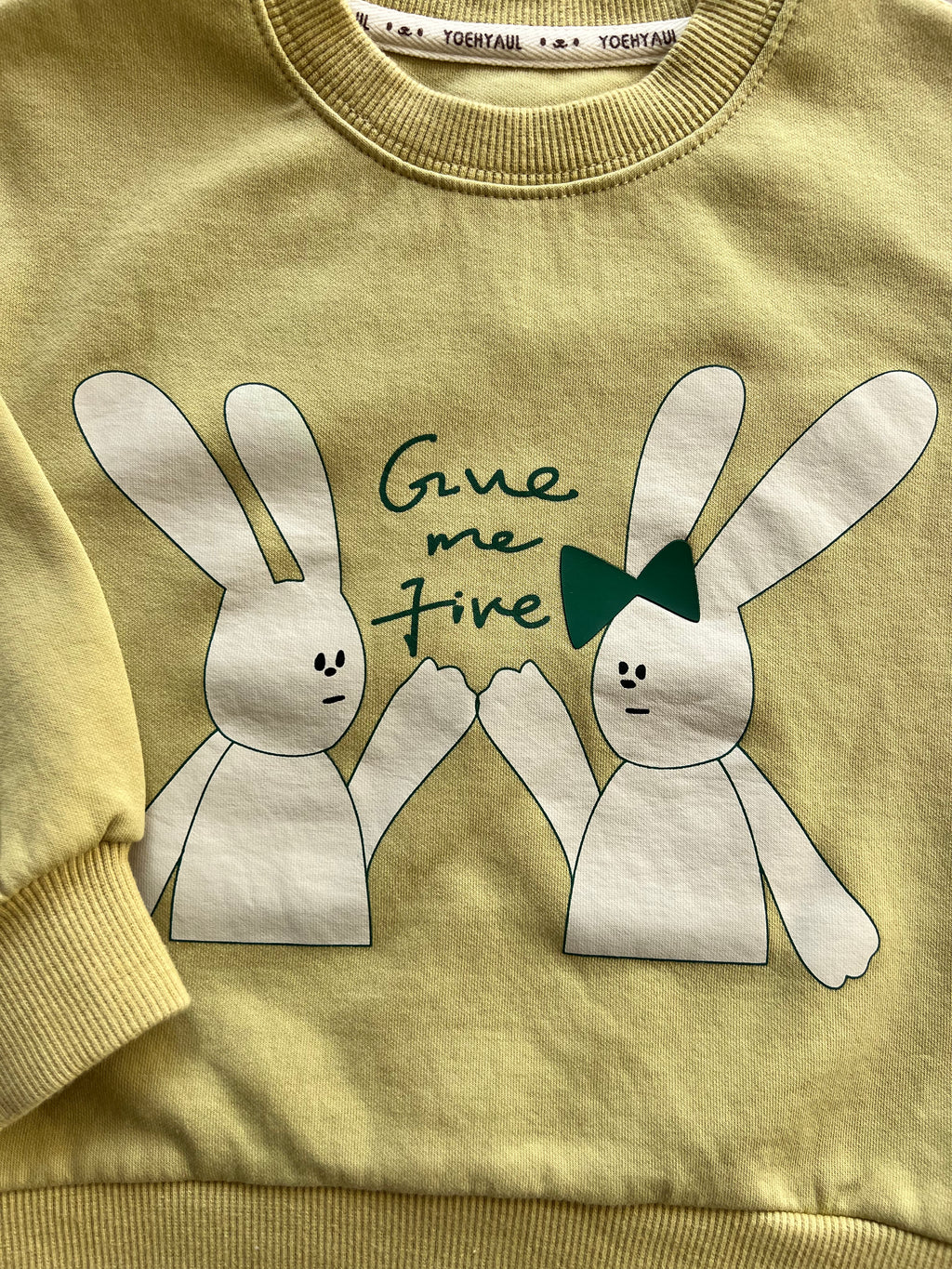 Mustard Rabbit Sweatshirt