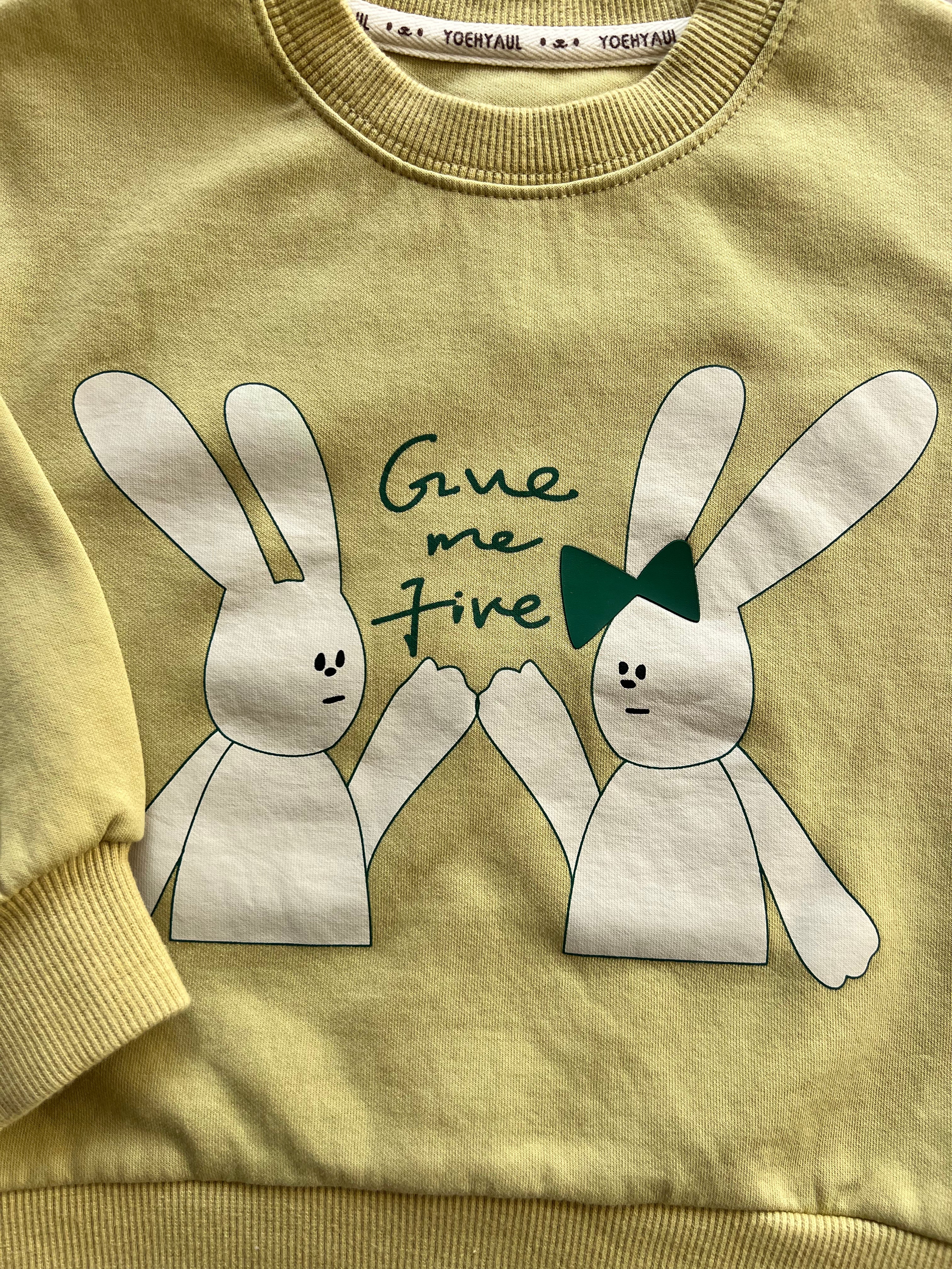 Mustard Rabbit Sweatshirt