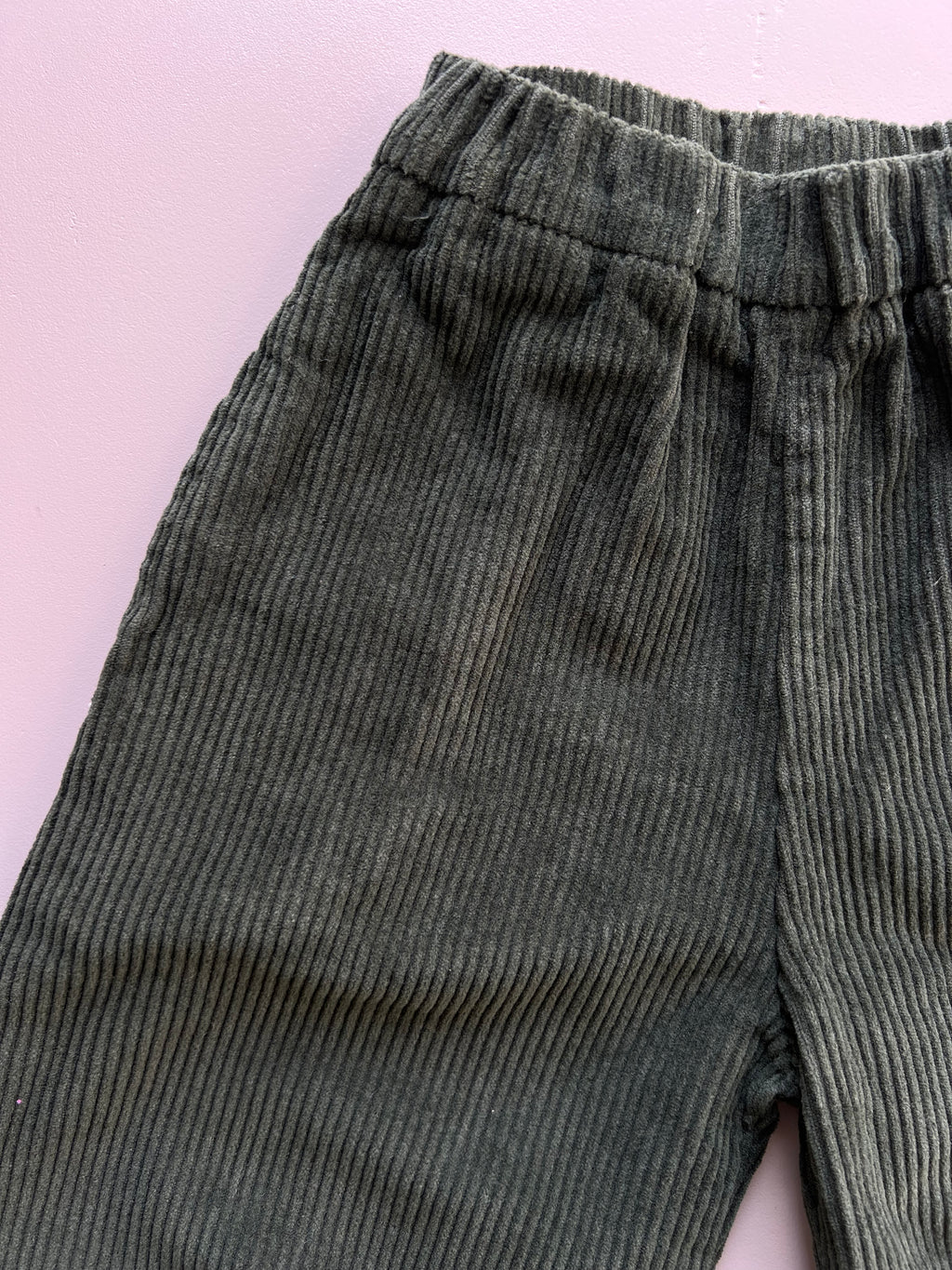 Ankle Fit Oversize Velvet Pants