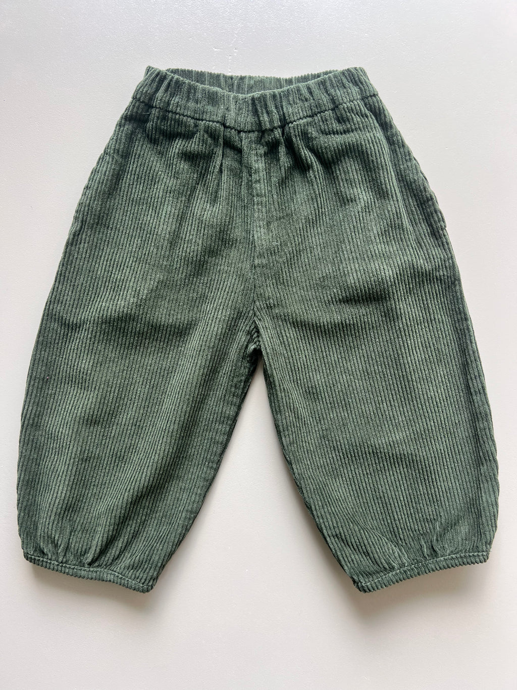 Ankle Fit Oversize Velvet Pants