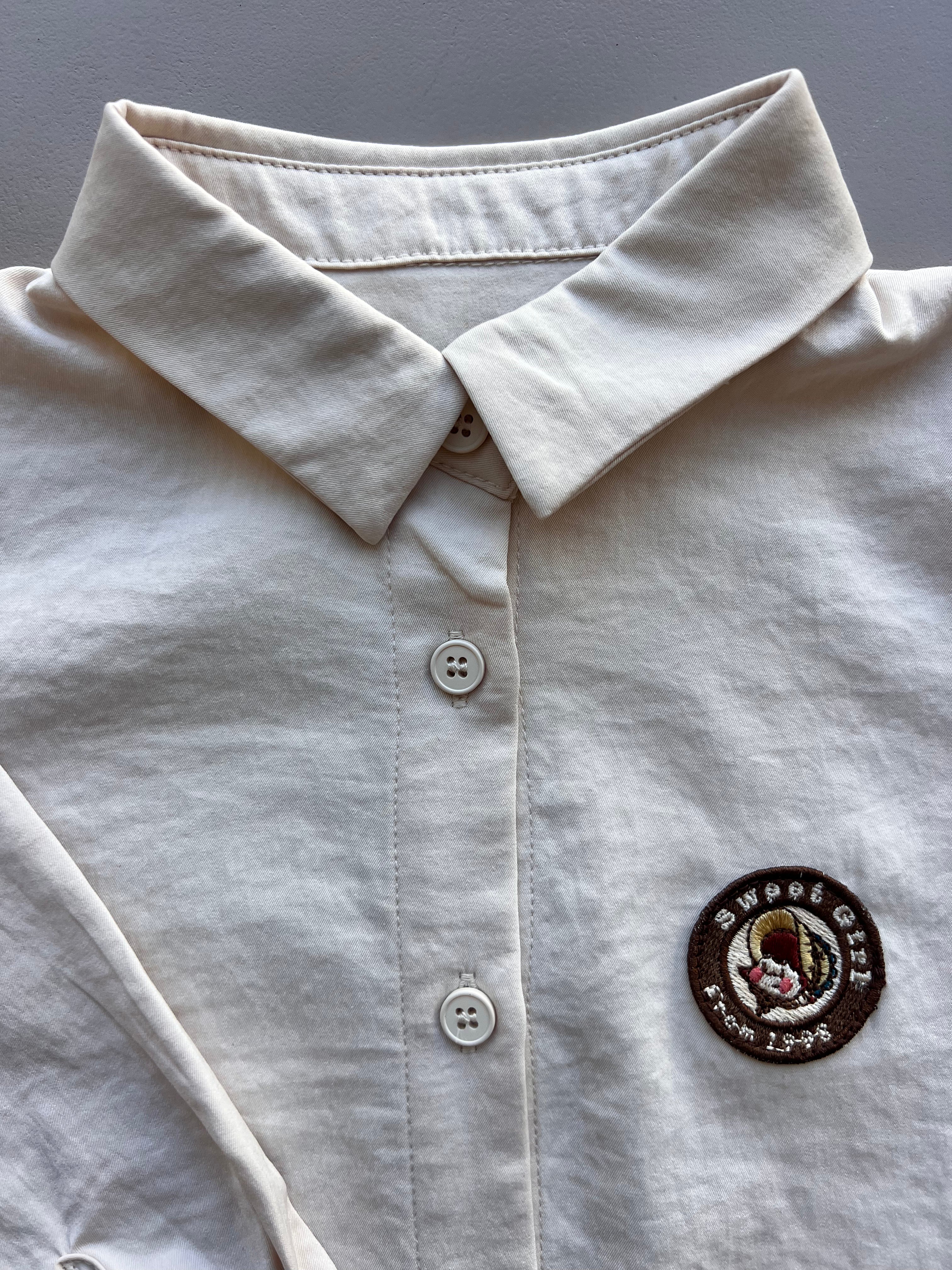 Beige Sweet Girl Shirt