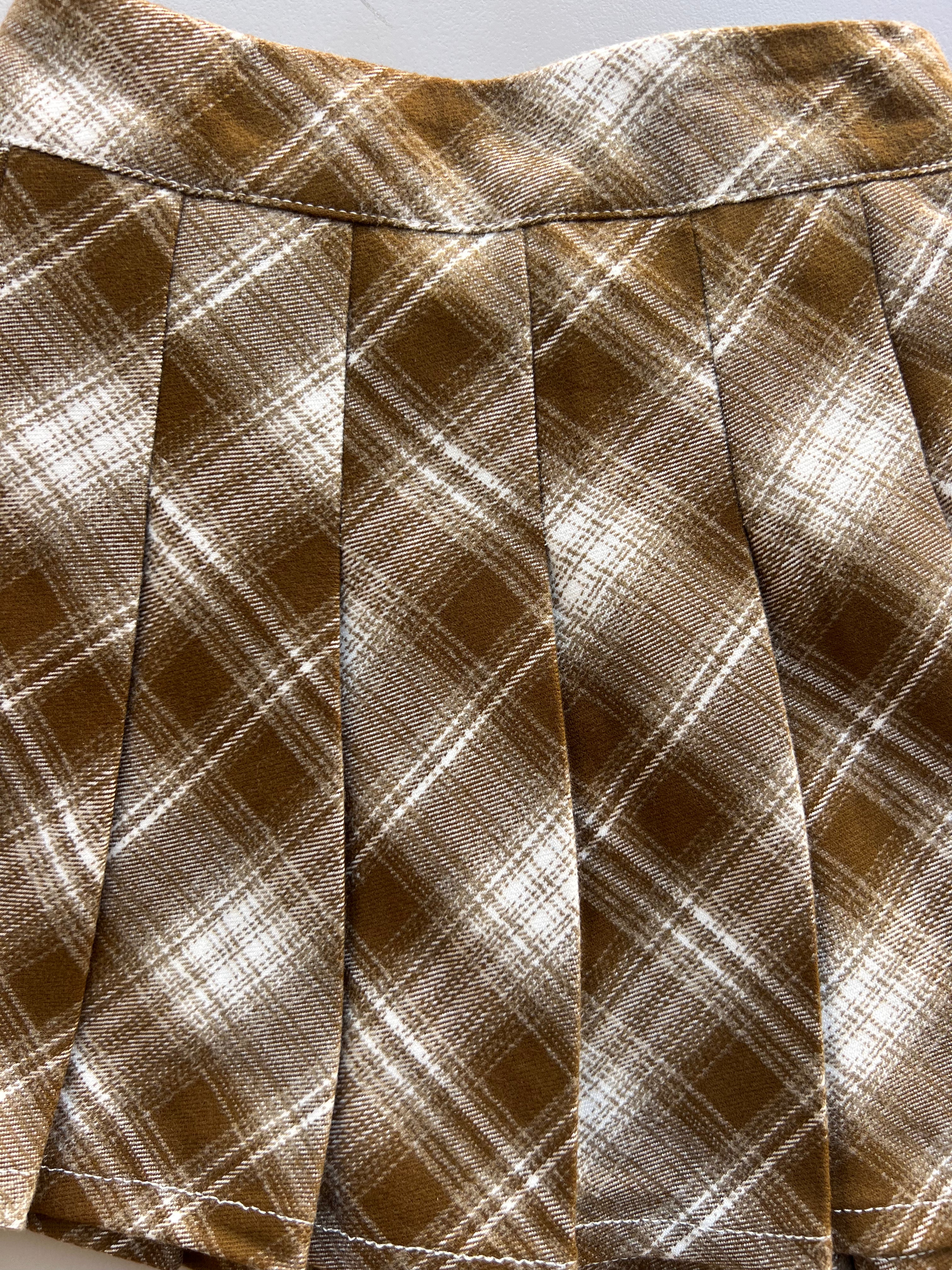 Bronze Accordeon Skirt