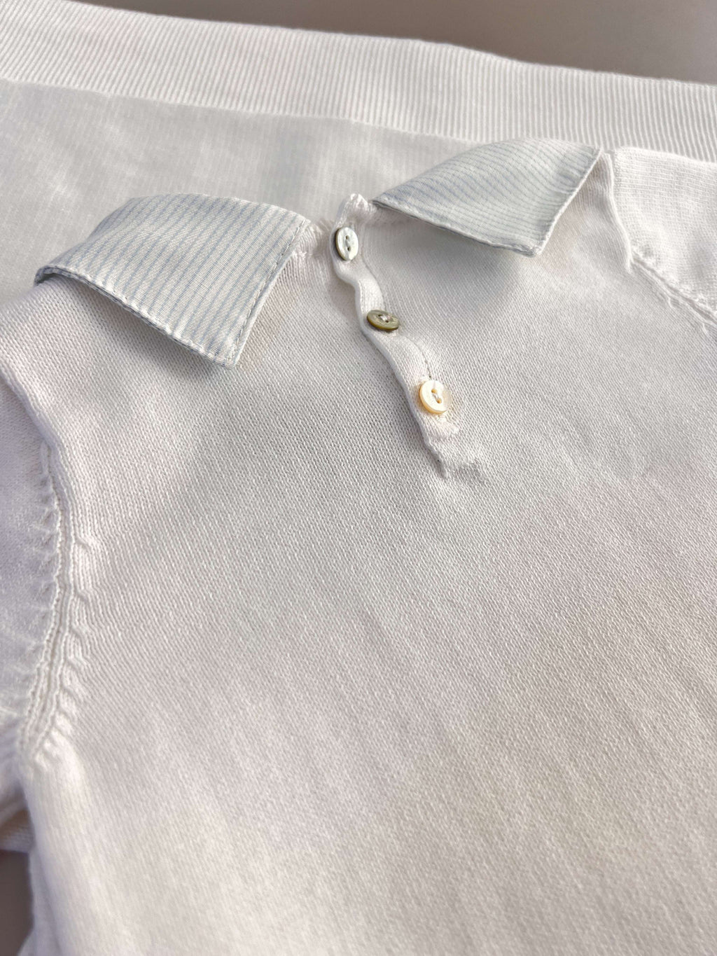EAC Organic cotton Off- White Polo Hospital Set 5 Pcs