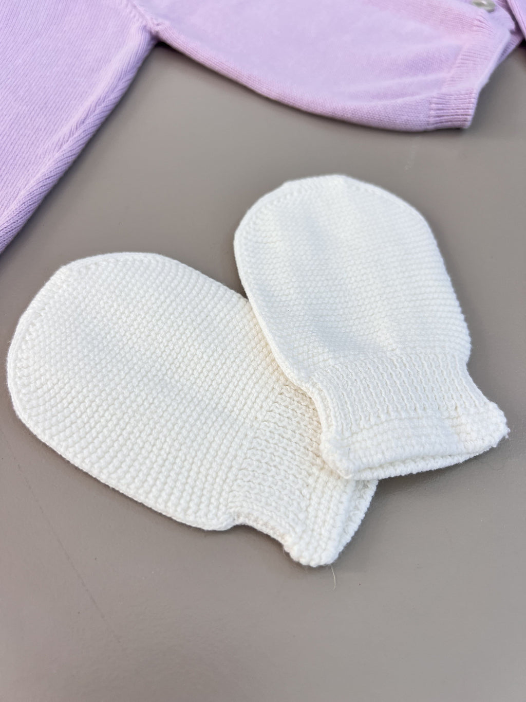 EAC Organic cotton Lila & white Hospital Set 6 Pcs