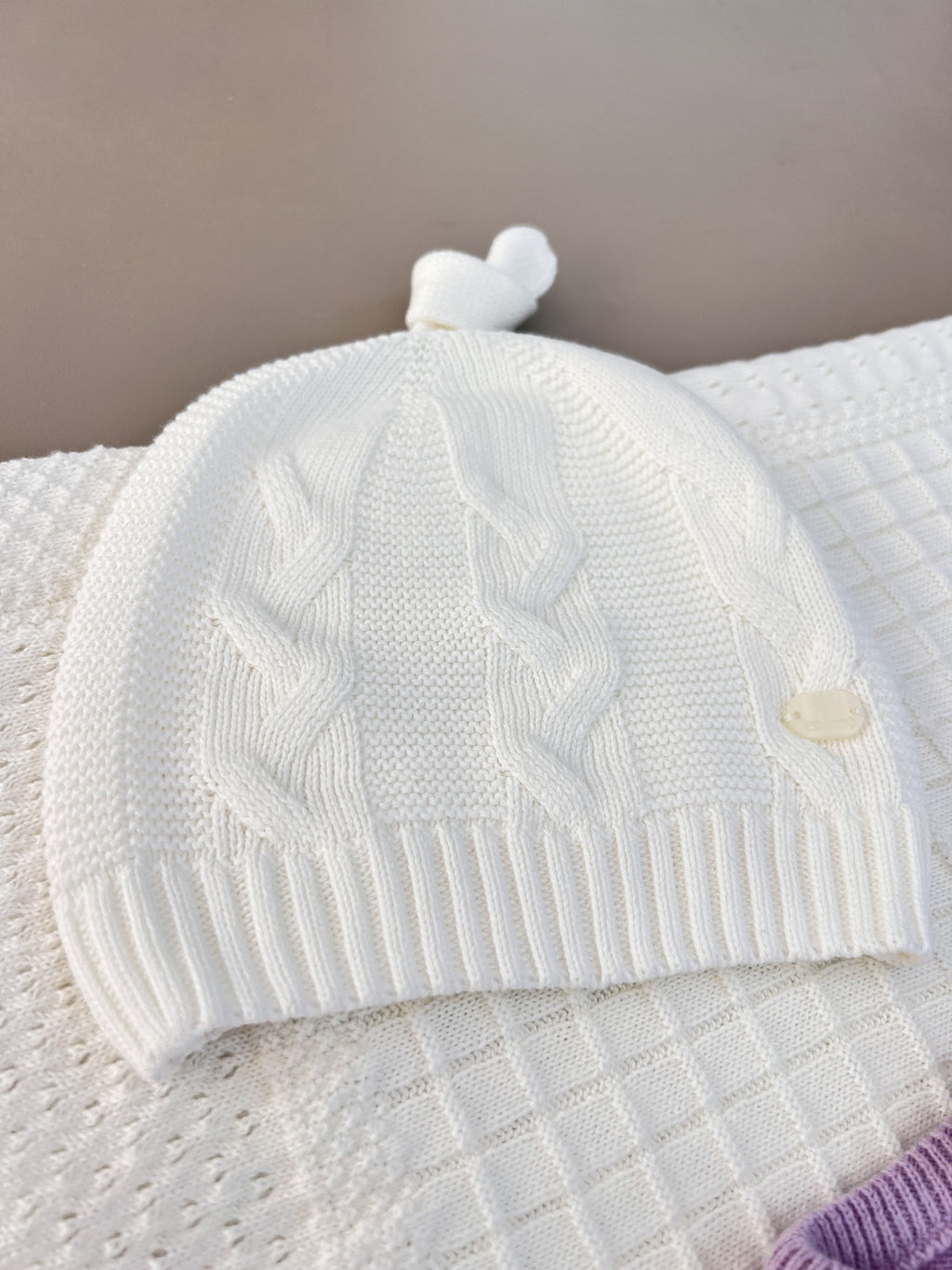 EAC Organic cotton Lila & white Hospital Set 6 Pcs