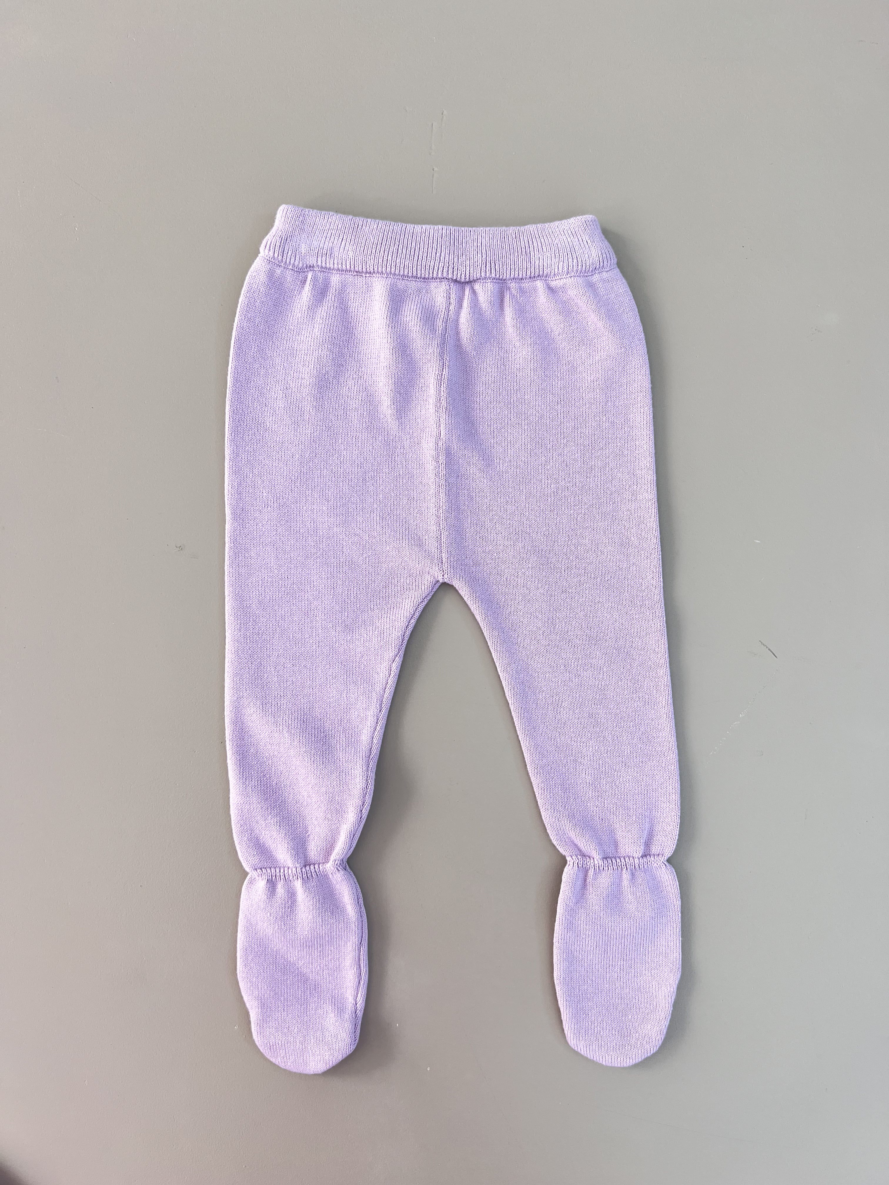 EAC Organic Cotton Lila Knitted footed set 2 Pcs
