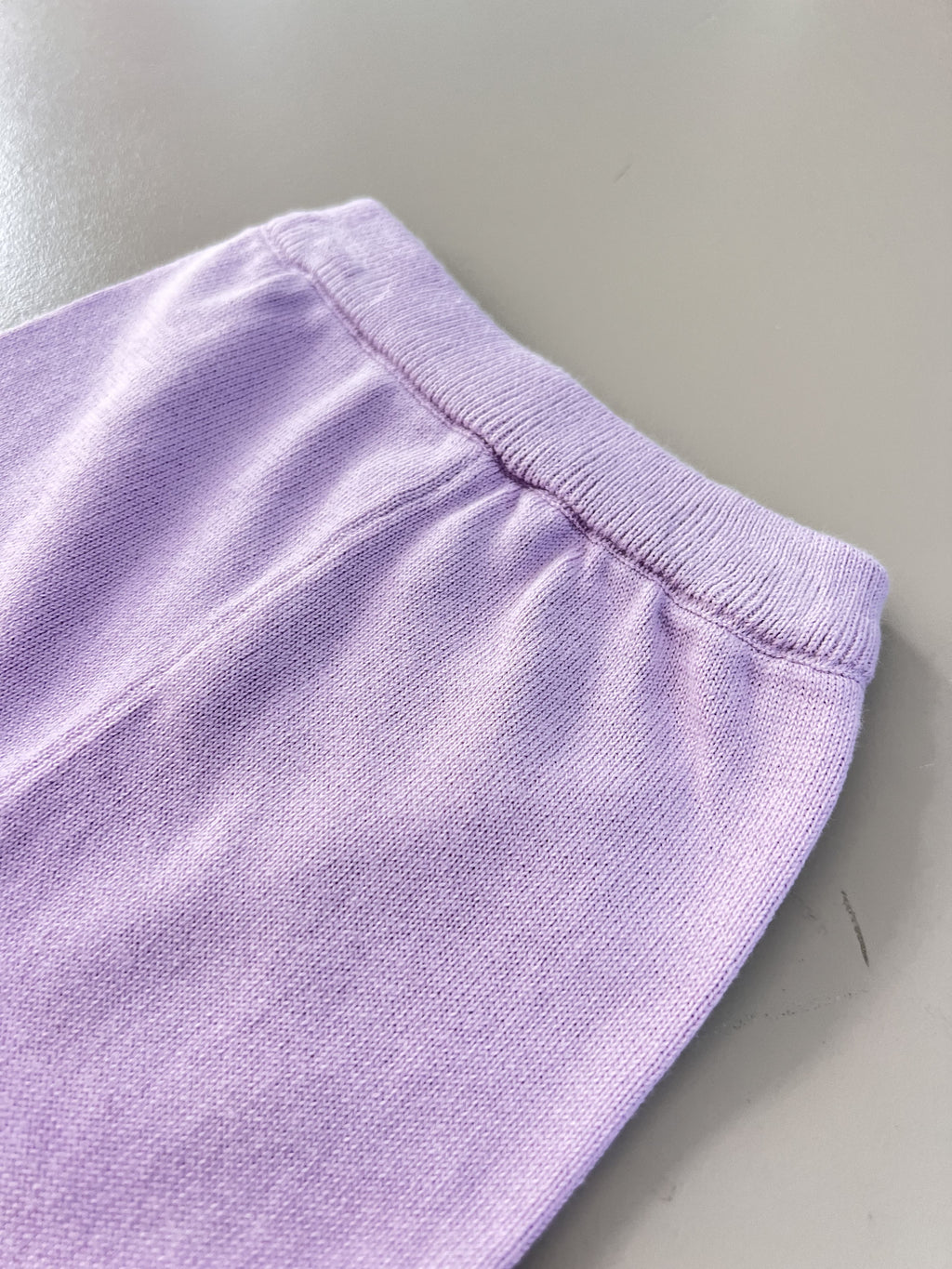 EAC Organic Cotton Lila Knitted footed set 2 Pcs