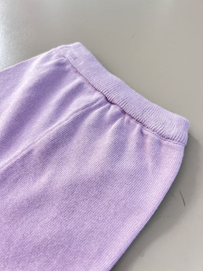 EAC Organic Cotton Lila Knitted footed set 2 Pcs