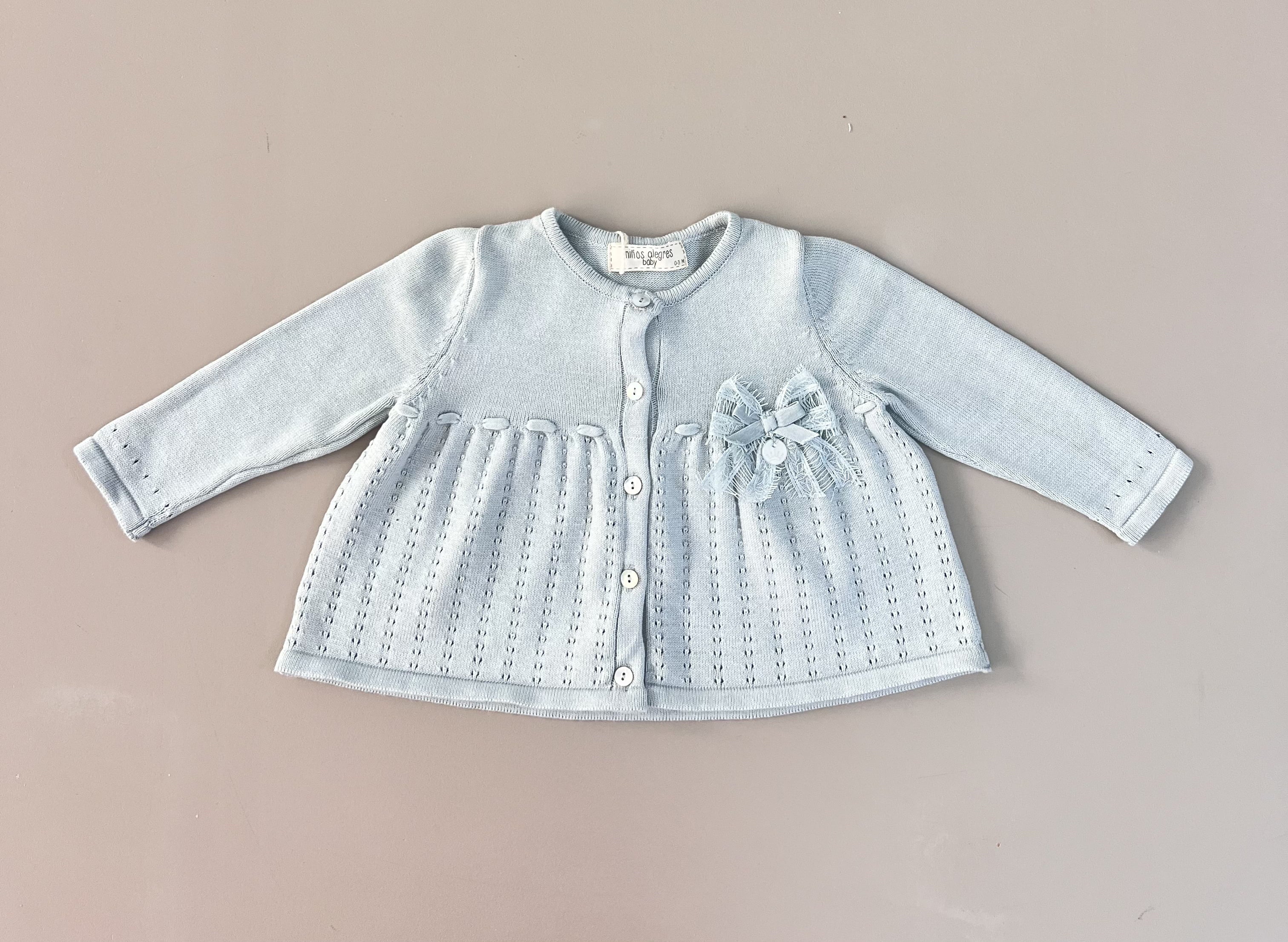 EAC Organic Cotton Knitted Salopettes With Jacket and Hat