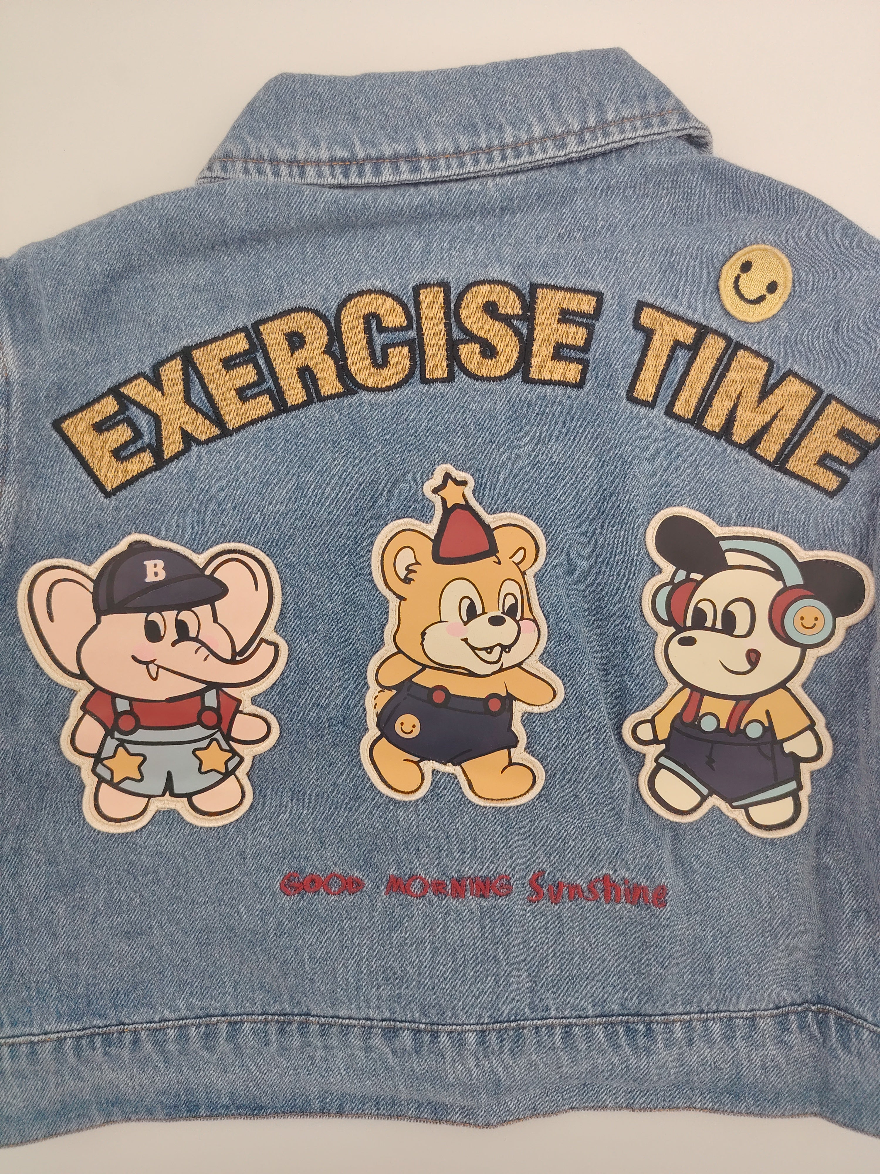 Blue Denim Cartoon Jacket