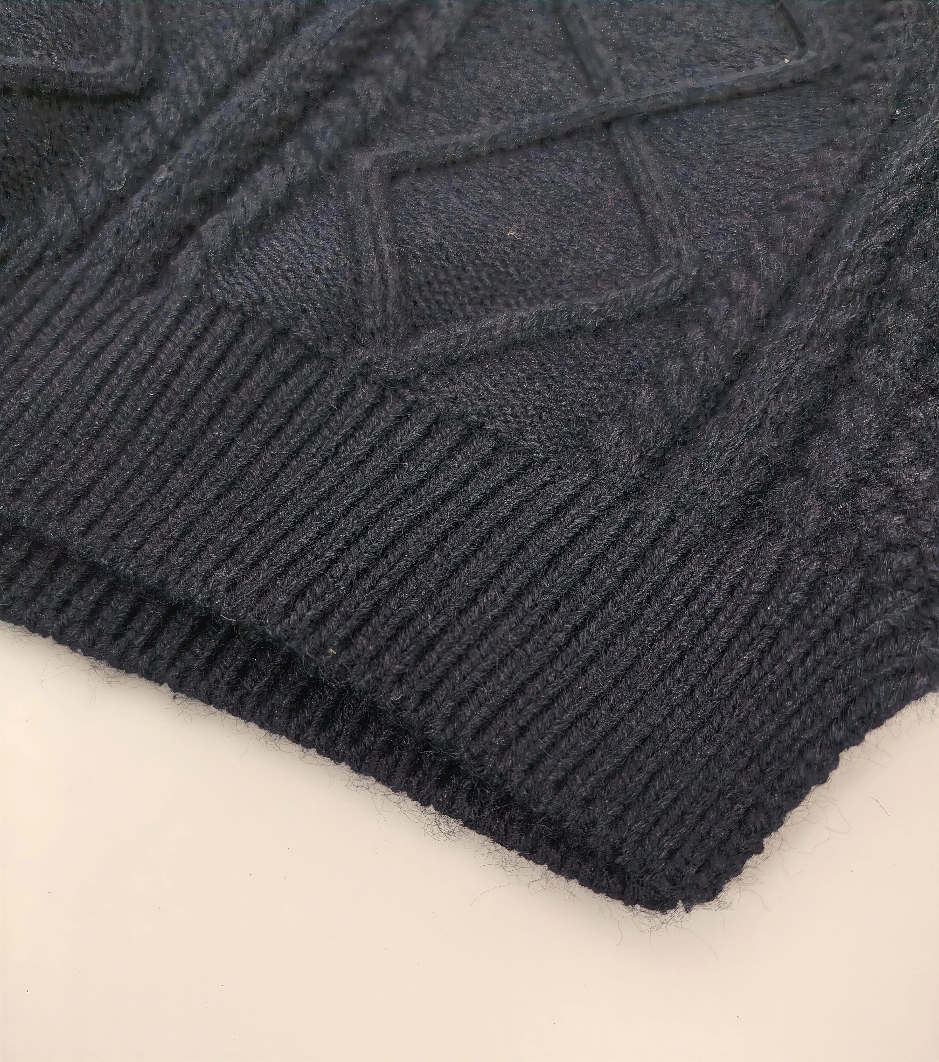 Black & Gray Oversize Sweater