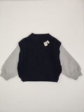 Black & Gray Oversize Sweater